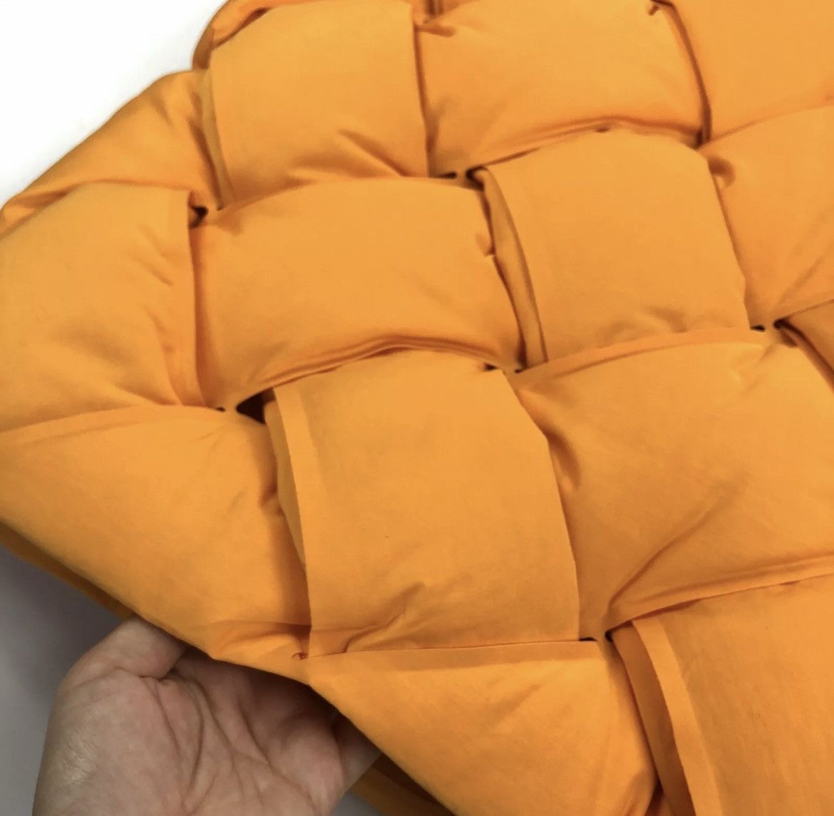 Bottega Veneta BOTTEGA VENETA TANGERINE INTRECCIATO TECH NYLON VEST GILET Size US XL / EU 56 / 4 - 5 Thumbnail
