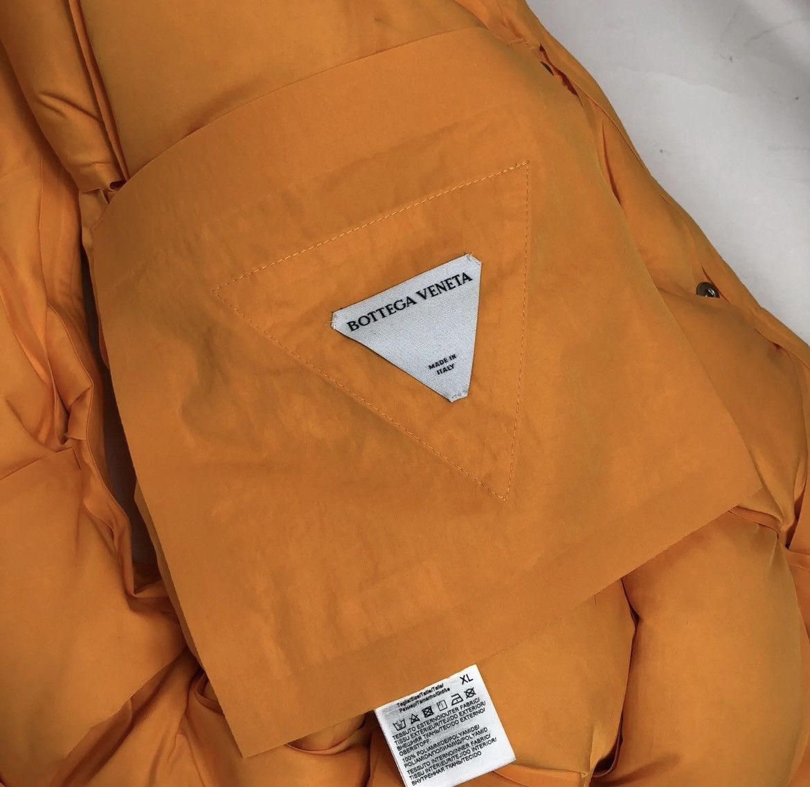 Bottega Veneta BOTTEGA VENETA TANGERINE INTRECCIATO TECH NYLON VEST GILET Size US XL / EU 56 / 4 - 6 Thumbnail