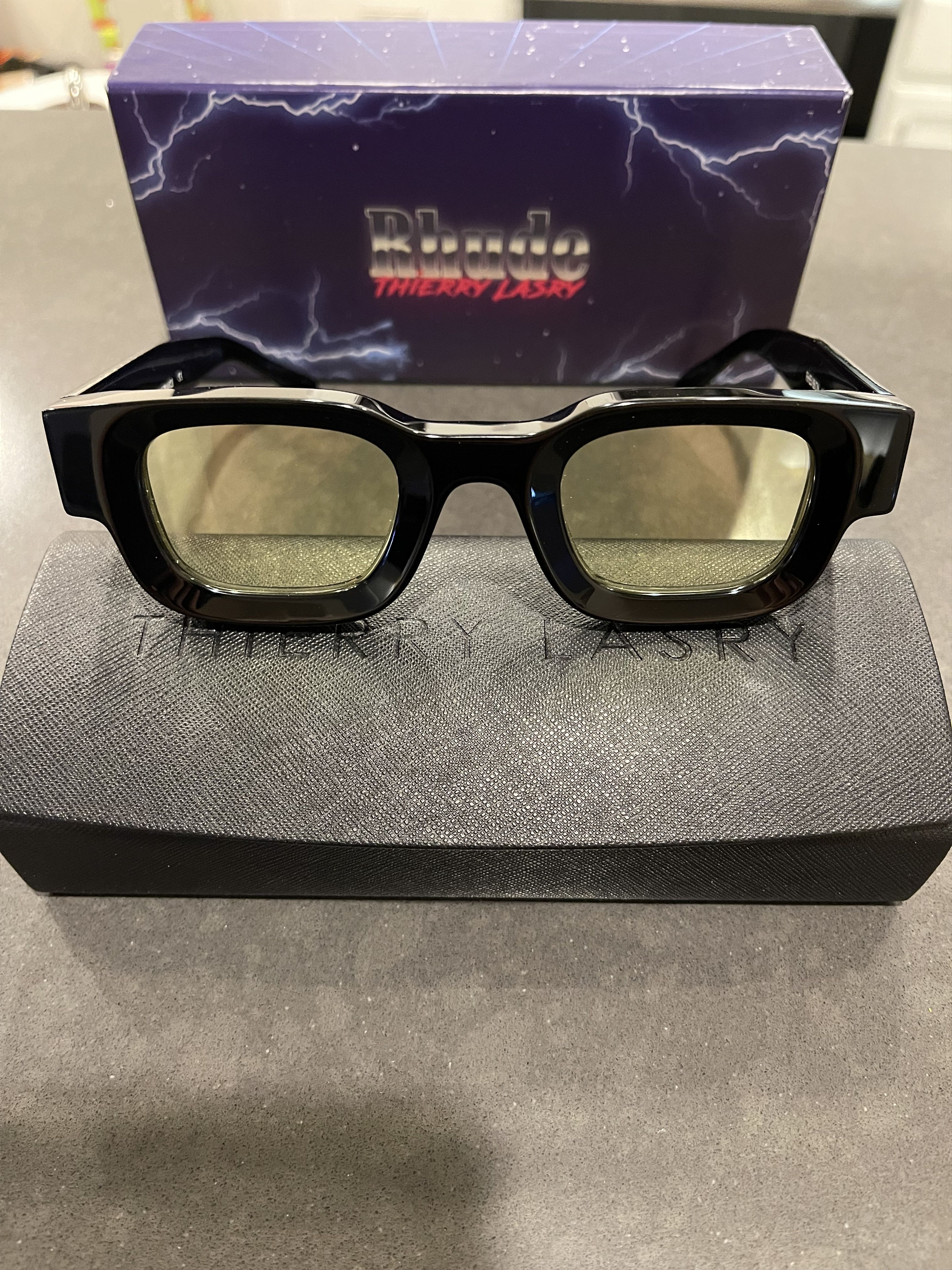 Thierry Lasry 🌟 NEW Rhude x Thierry Lasry Rhodeo 101 Black Yellow 🌟 ...