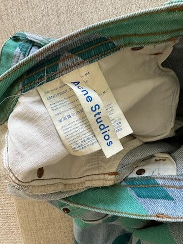 Acne Studios Archive Acne Studios Print Denim Jeans Size US 36 / EU 52 - 7 Thumbnail