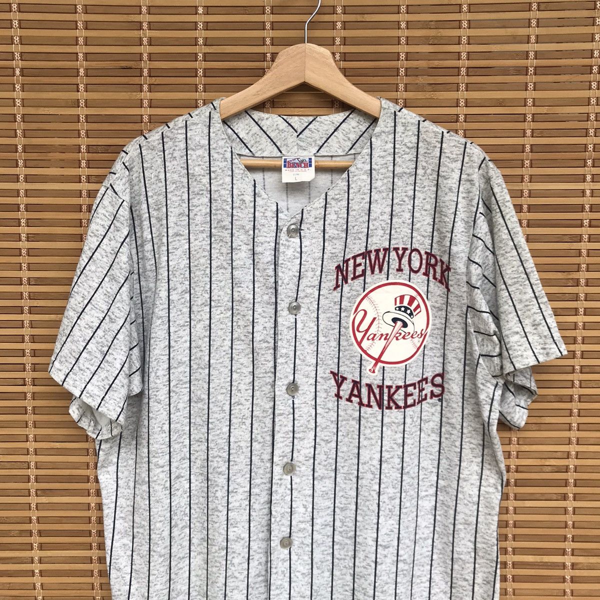 New York Yankees × Vintage RARE 80S Vintage NY Yankees baseball shirt Size US L / EU 52-54 / 3 - 1 Thumbnail