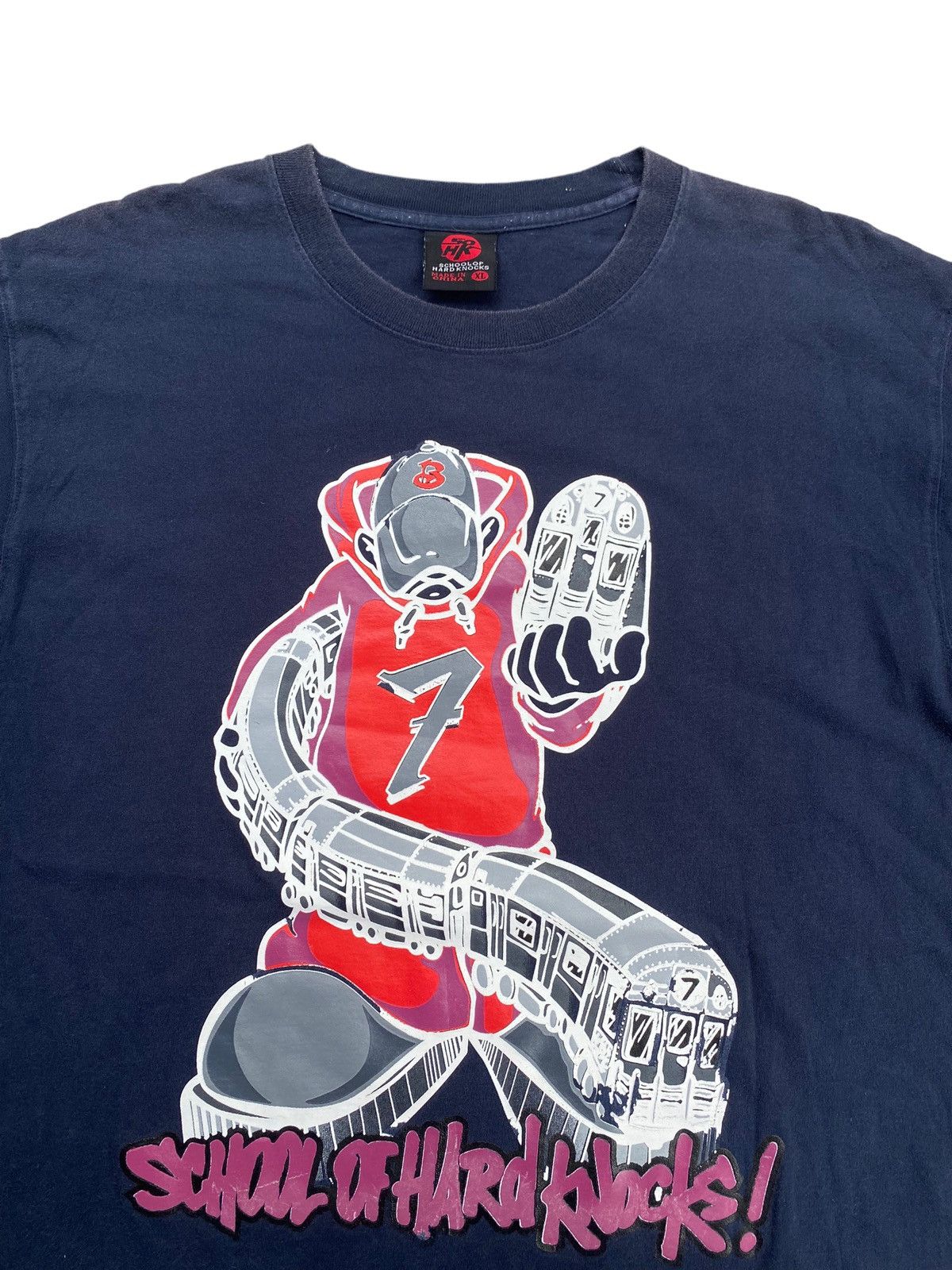 JNCO × Vintage LAST DROP PRICE! Vintage School Of Hard Knock Shirt. #A8 Size US XL / EU 56 / 4 - 2 Thumbnail