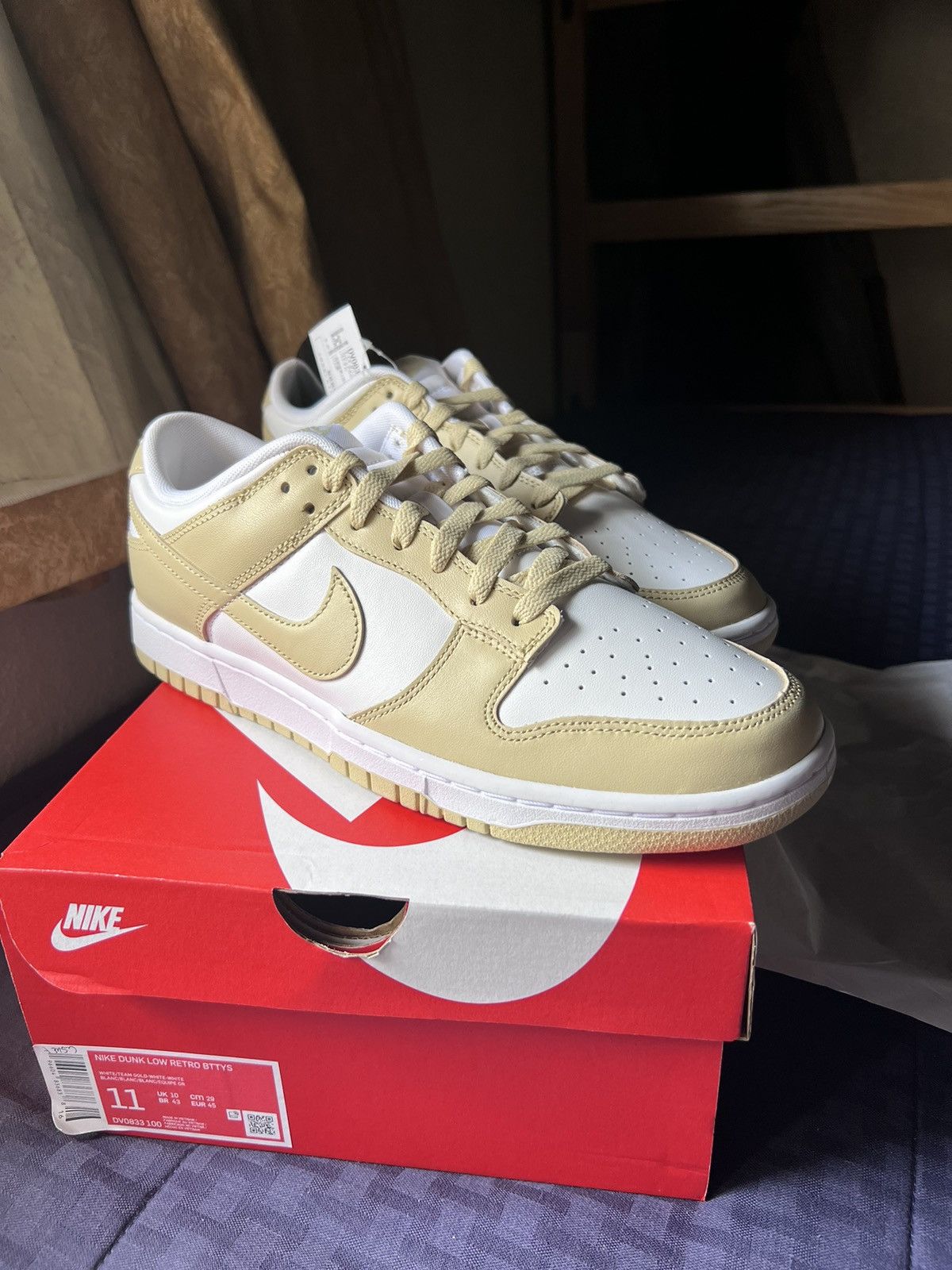 Nike Nike Dunk Low retro BTTYS TEAM GOLD Size US 11 / EU 44 - 2 Thumbnail