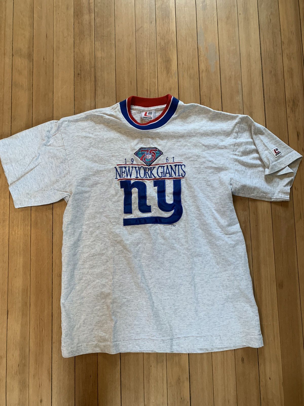 Vintage 90s NY Giants Legends Athletics Embroidered Vintage Tee