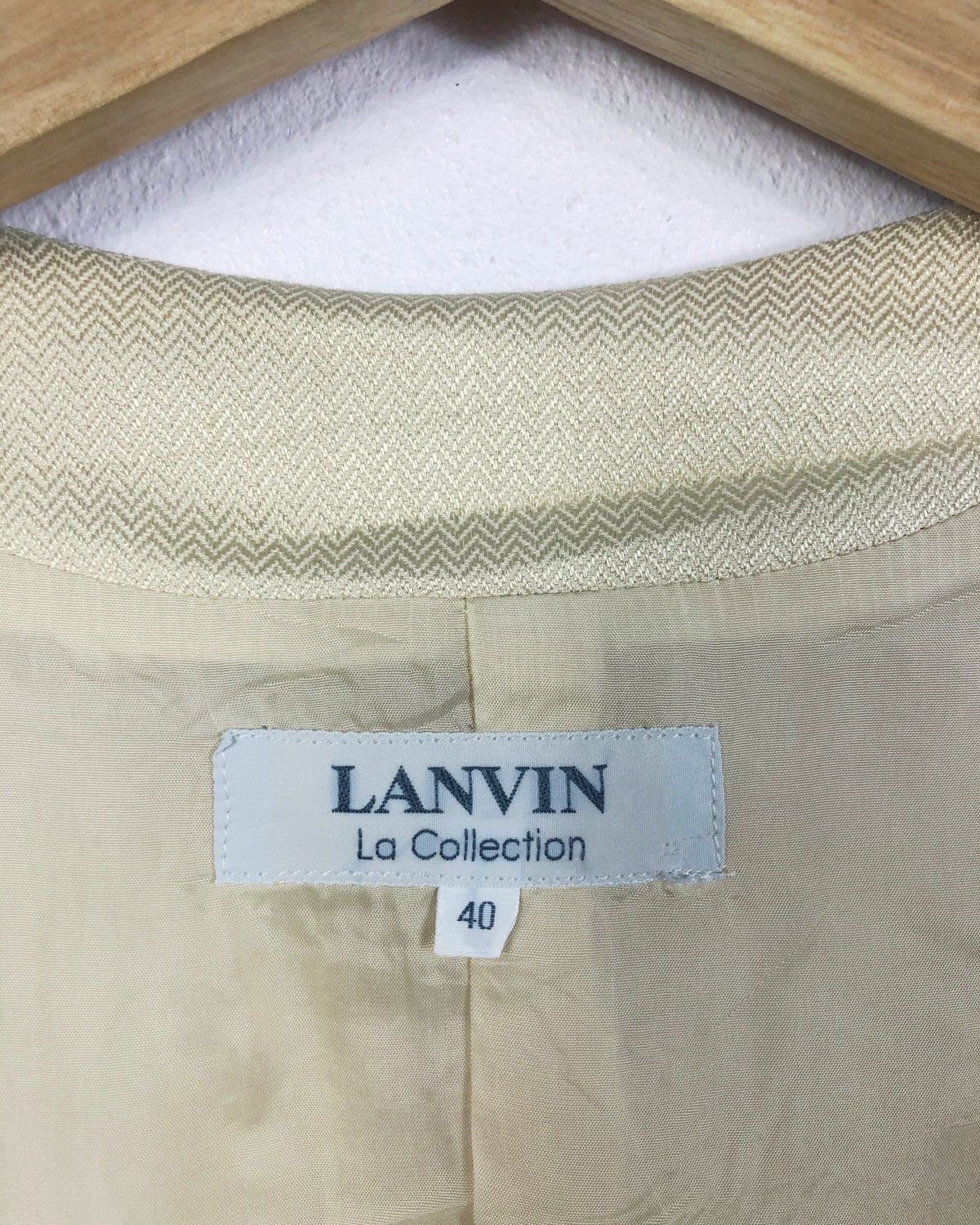 Lanvin × Vintage Rare Vintage Lanvin Jacket Suit Size M / US 6-8 / IT 42-44 - 9 Thumbnail