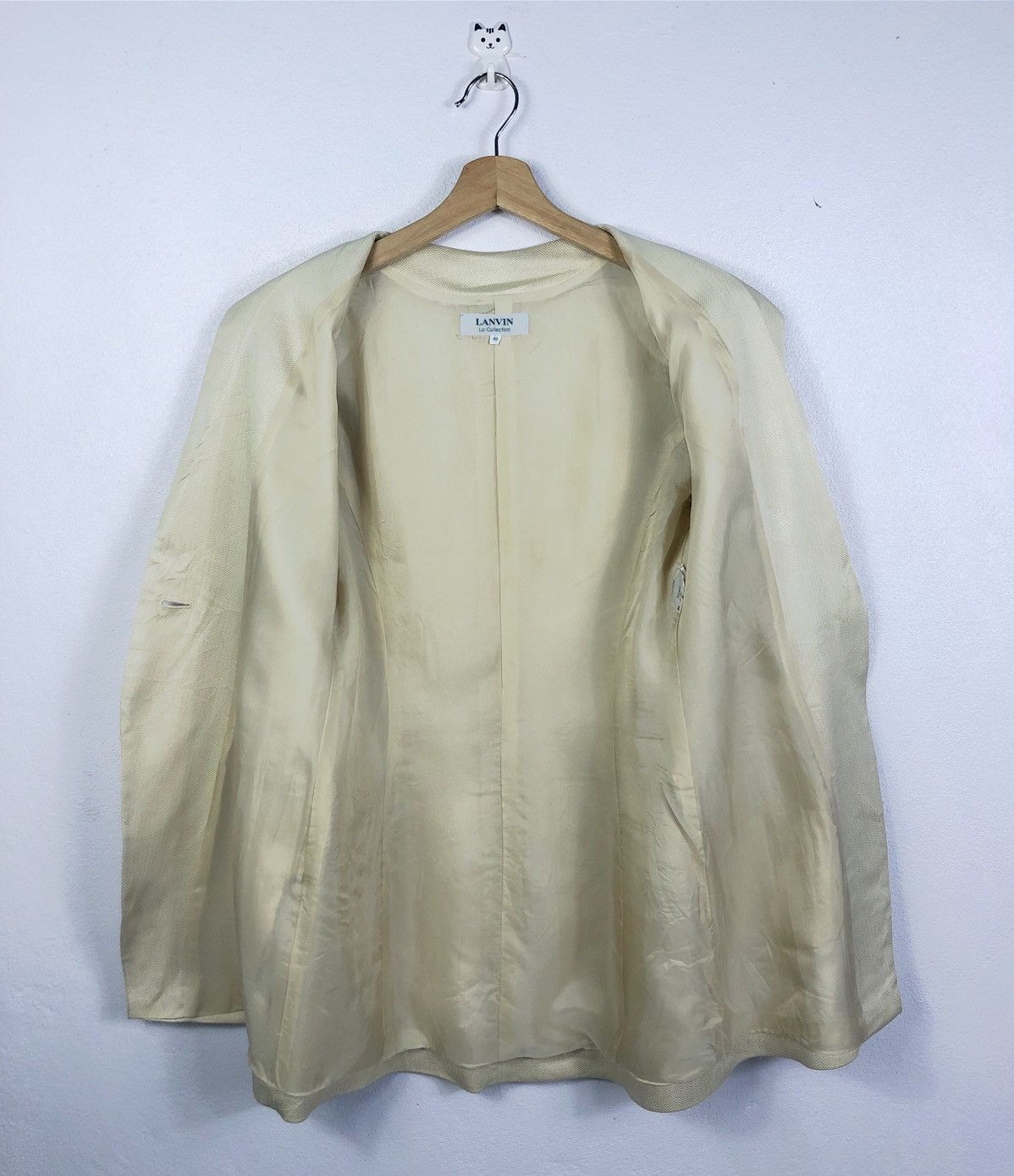Lanvin × Vintage Rare Vintage Lanvin Jacket Suit Size M / US 6-8 / IT 42-44 - 8 Thumbnail