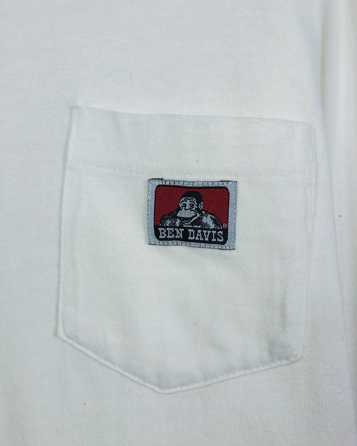 Ben Davis × Vintage Rare Vintage Ben Davis Side Pocket Long Sleeve Tee Size US XL / EU 56 / 4 - 4 Thumbnail