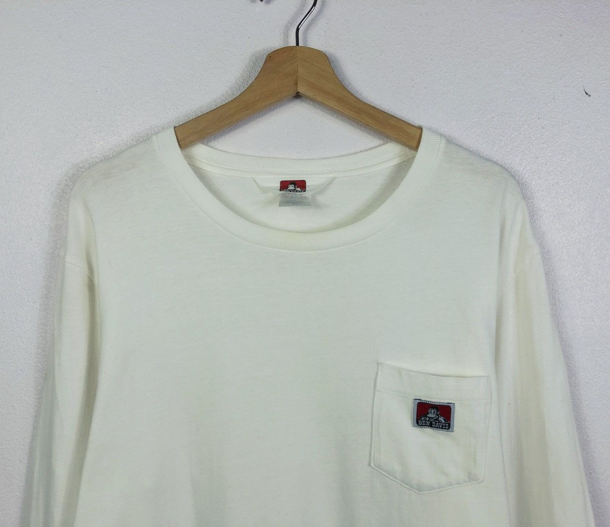 Ben Davis × Vintage Rare Vintage Ben Davis Side Pocket Long Sleeve Tee Size US XL / EU 56 / 4 - 2 Thumbnail