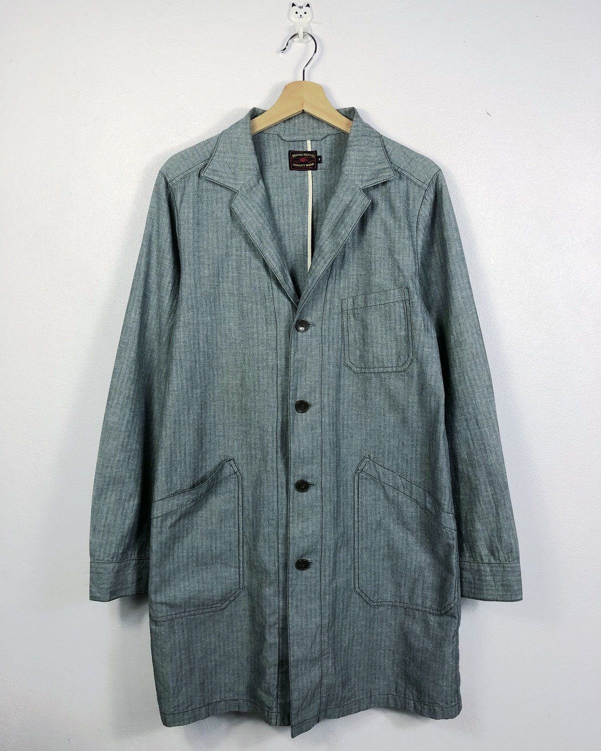 Beams Japan Rare Beams Japan Button Long Jacket Size US M / EU 48-50 / 2 - 1 Thumbnail