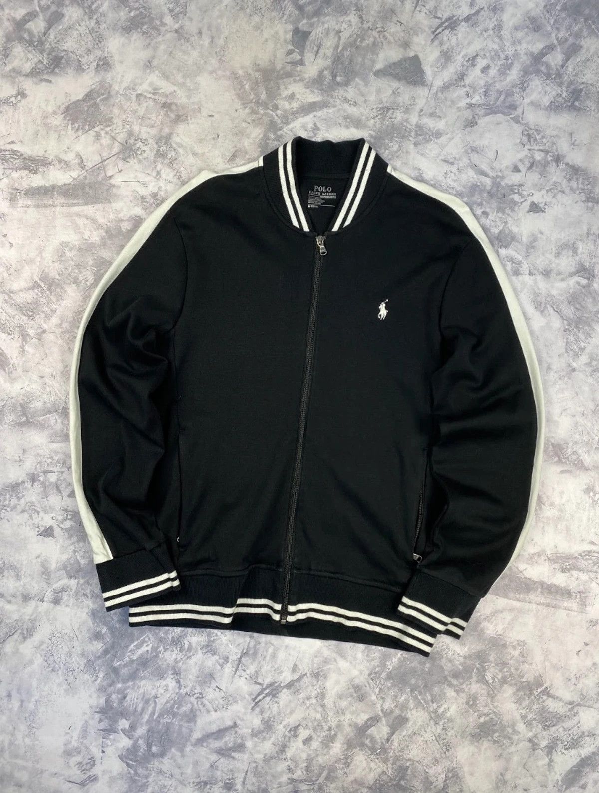 Polo Ralph Lauren vintage black zip sweatshirt