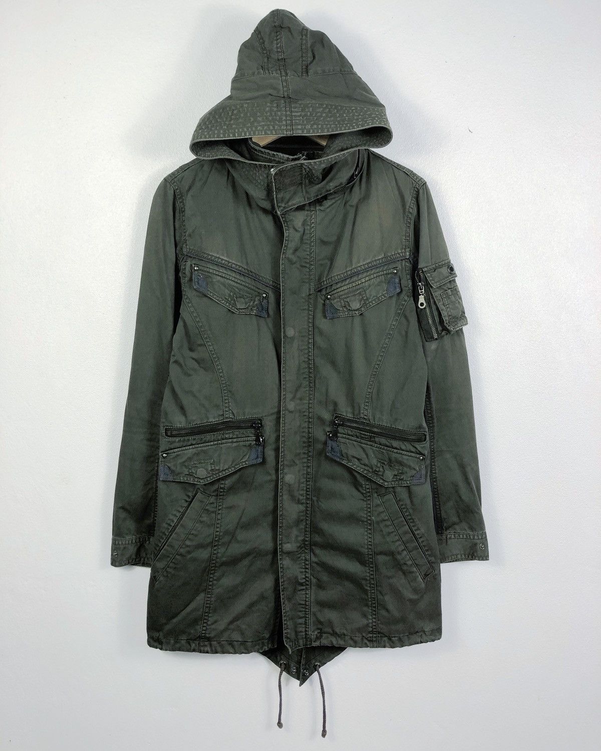 If Six Was Nine In The Attic Japan Multipockets Fishtail Hoodie Parka Jacket Size US M / EU 48-50 / 2 - 1 Thumbnail