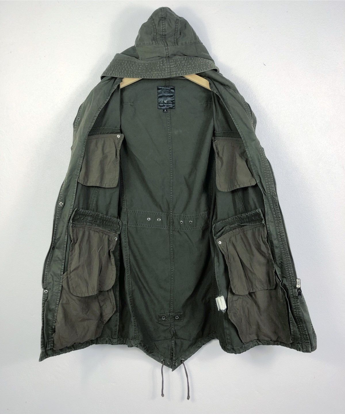 If Six Was Nine In The Attic Japan Multipockets Fishtail Hoodie Parka Jacket Size US M / EU 48-50 / 2 - 8 Thumbnail