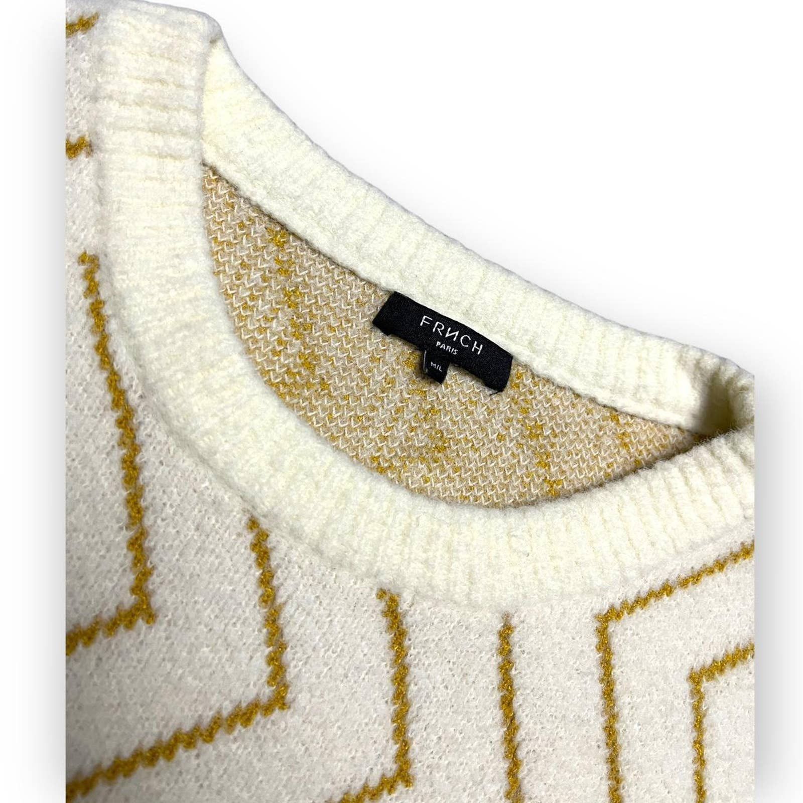 FRNCH FRNCH Paris Luxury Designer Super Soft Knit Sweater Womens Size M / US 6-8 / IT 42-44 - 2 Thumbnail