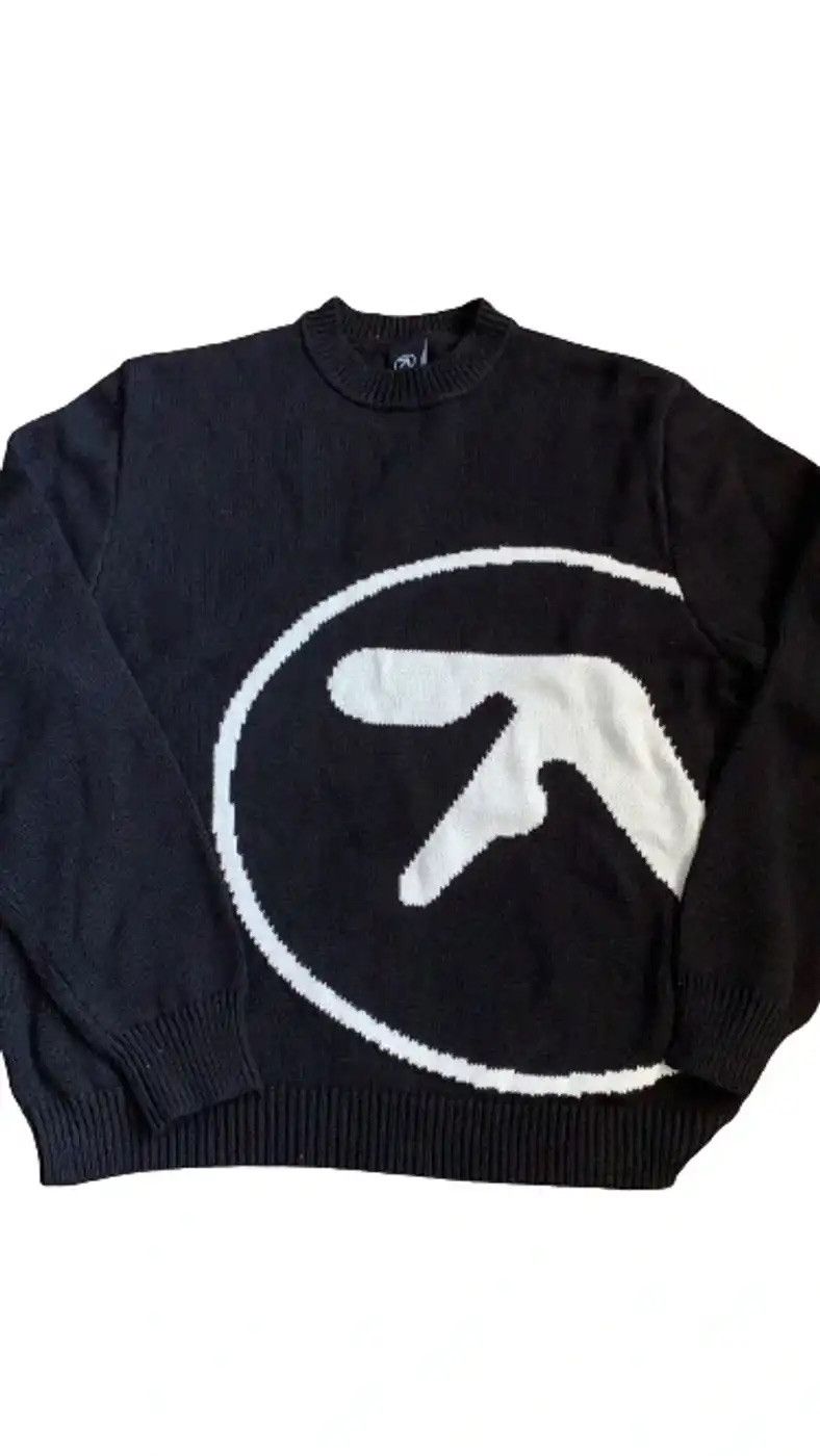 Vintage Aphex Twin Logo Knit Sweater | Grailed