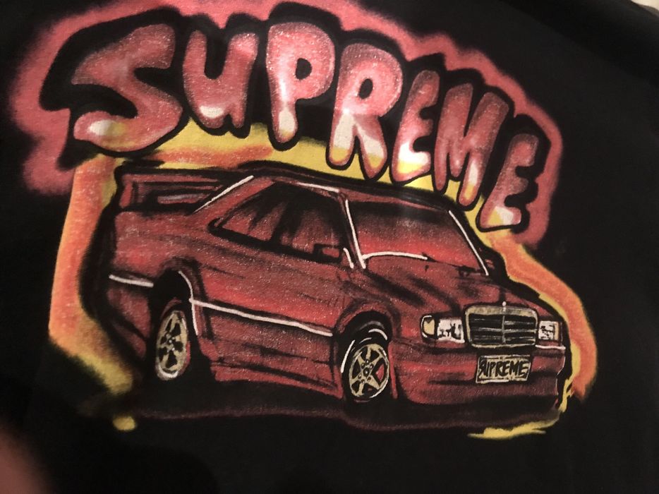 supreme airbrush car tee