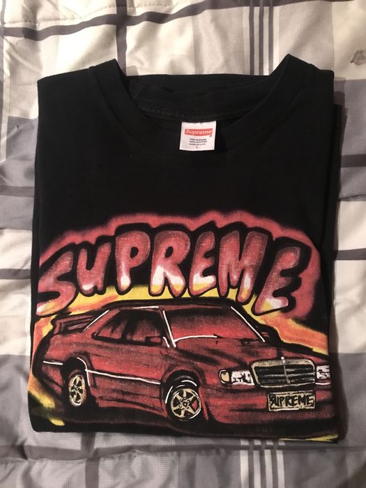 supreme airbrush car tee