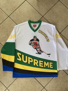 Supreme Supreme Crossover Hockey Jersey FW19 White | Grailed