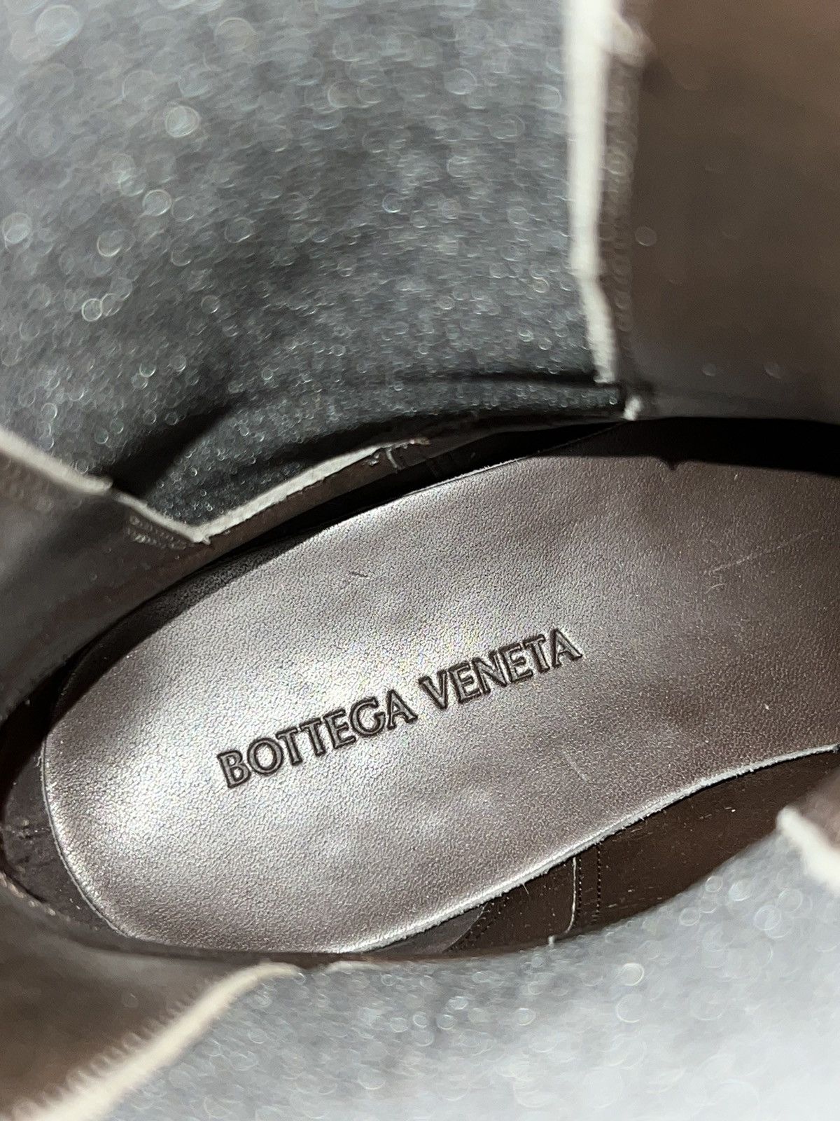 Bottega Veneta NEW 40 Black Grass Green Tire Chelsea Boots Leather Bottega Size US 7 / EU 40 - 15 Thumbnail