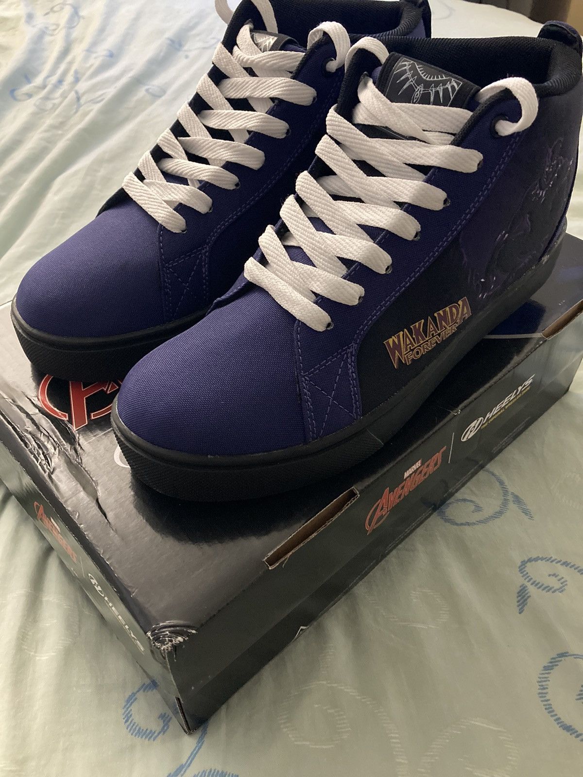 Heelys Heelys x Marvel Racer 20 Mid Avengers Wakanda Forever Grailed