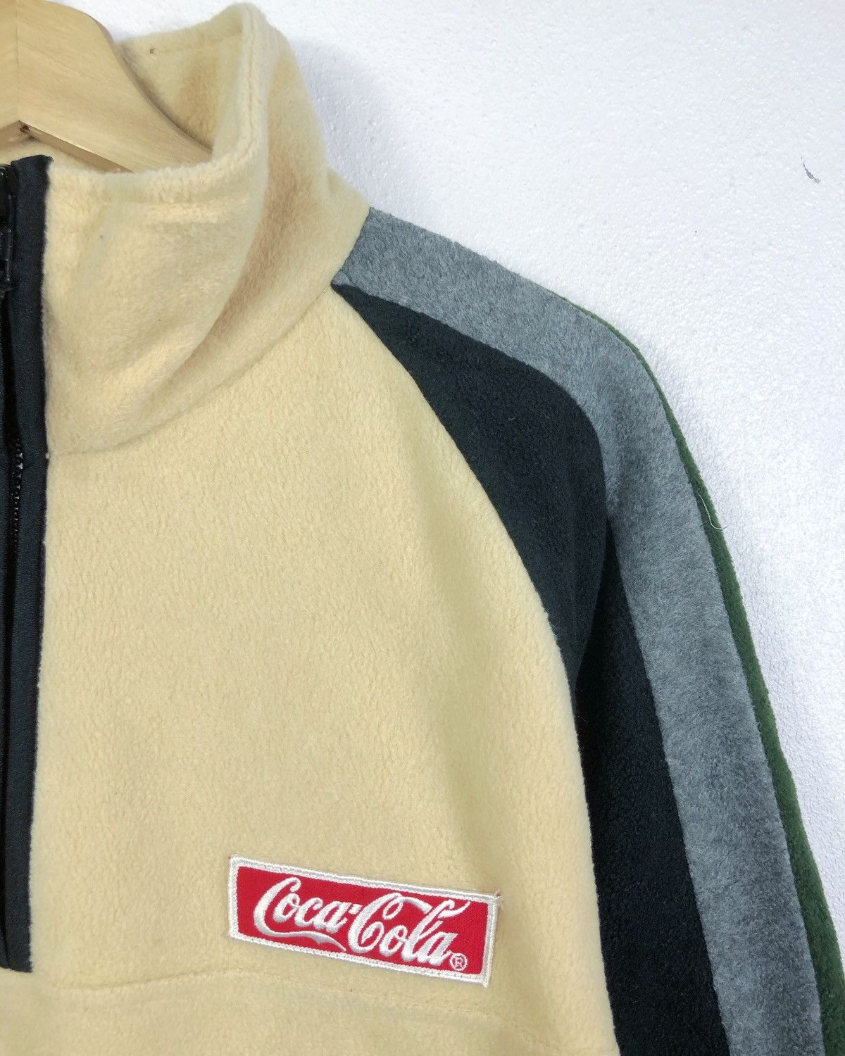 Coca Cola × Vintage Rare Vintage 1997 Coca Cola Coke Fleece Sweatshirt Size US L / EU 52-54 / 3 - 3 Thumbnail