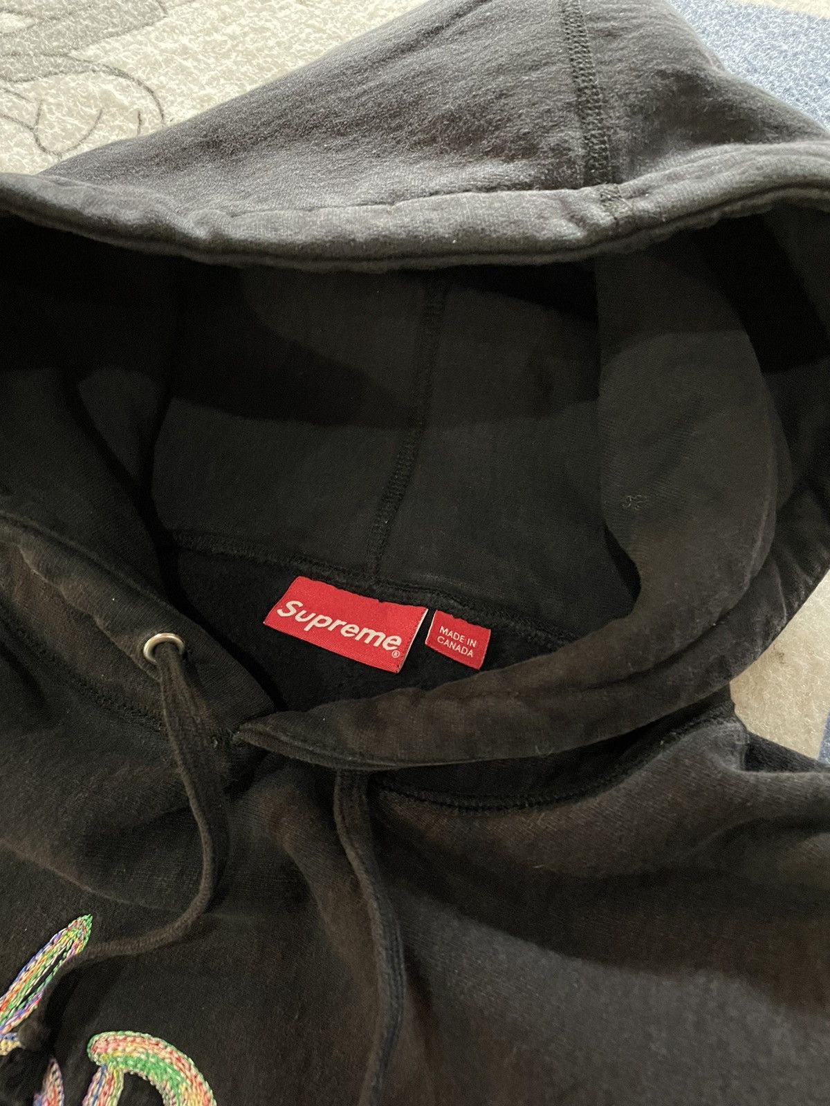 Supreme Supreme FW17 brush logo hoodie Size US L / EU 52-54 / 3 - 3 Thumbnail