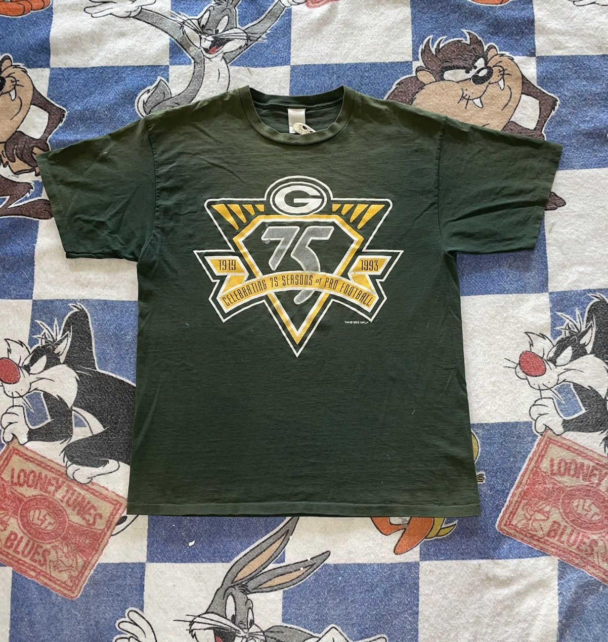 NFL Vintage Green Bay Packers tee Size US XL / EU 56 / 4 - 1 Thumbnail