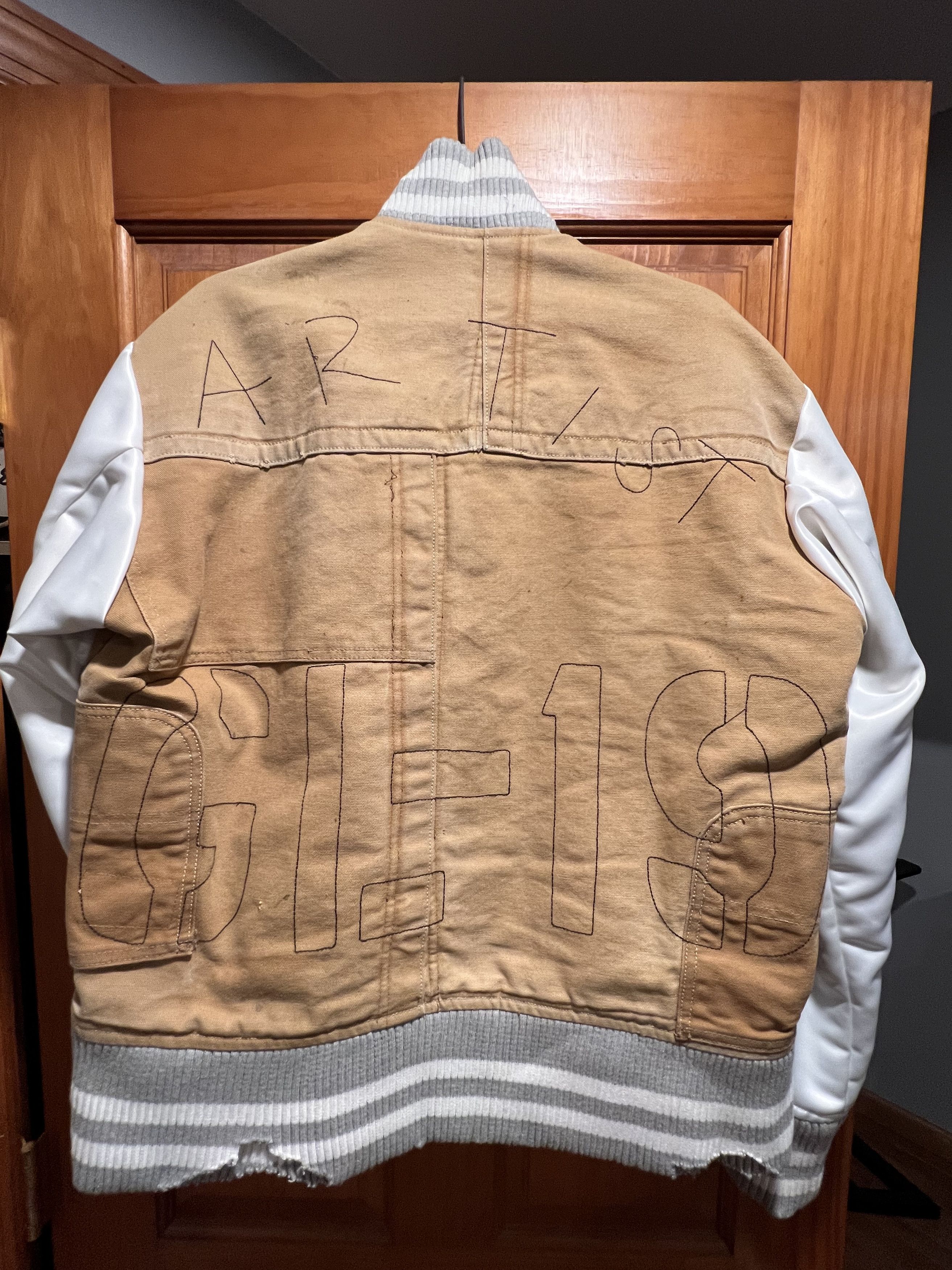 Greg Lauren Greg Lauren Canvas Varsity Jacket Size US L / EU 52-54 / 3 - 7 Thumbnail