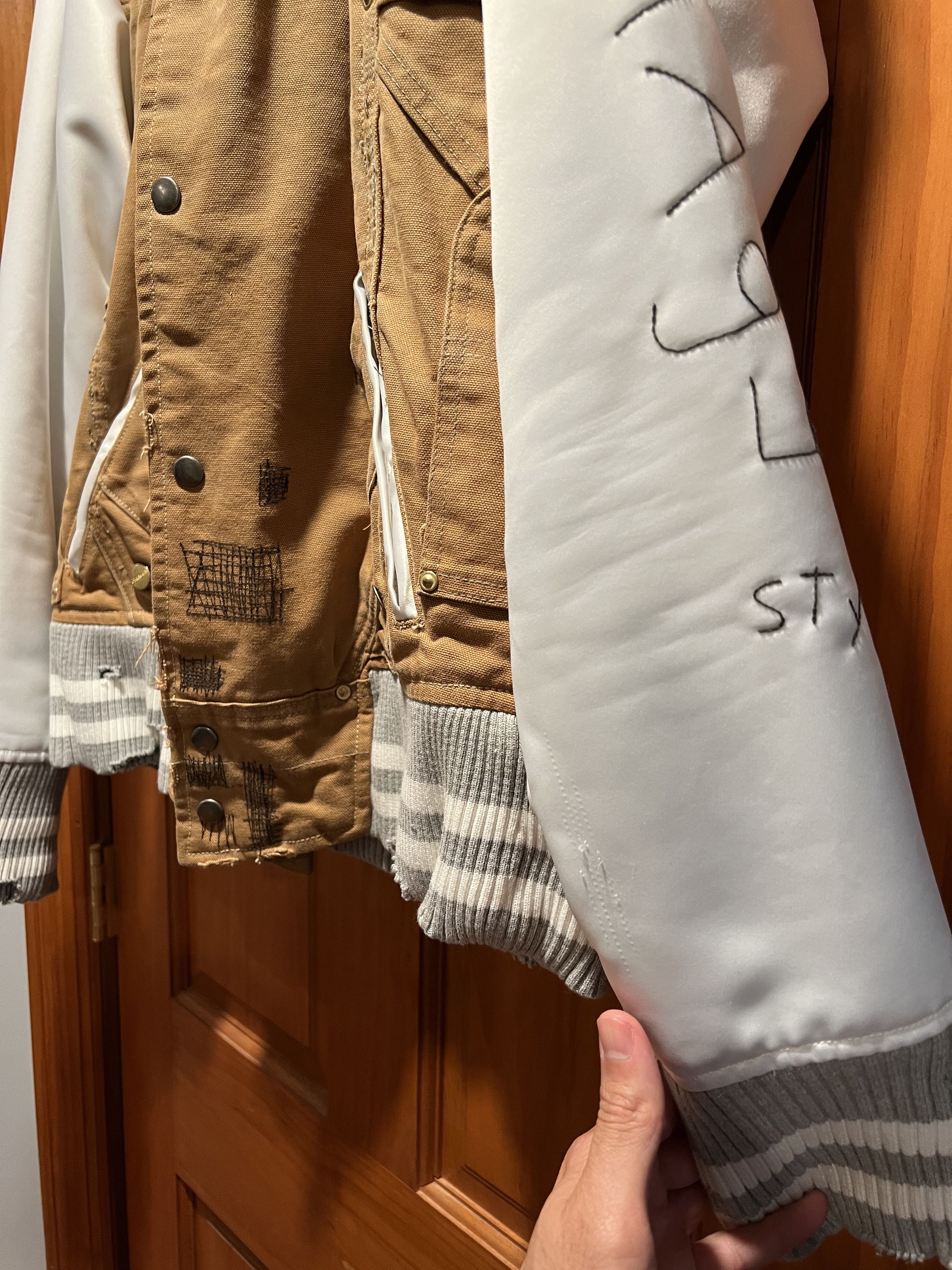 Greg Lauren Greg Lauren Canvas Varsity Jacket Size US L / EU 52-54 / 3 - 8 Thumbnail
