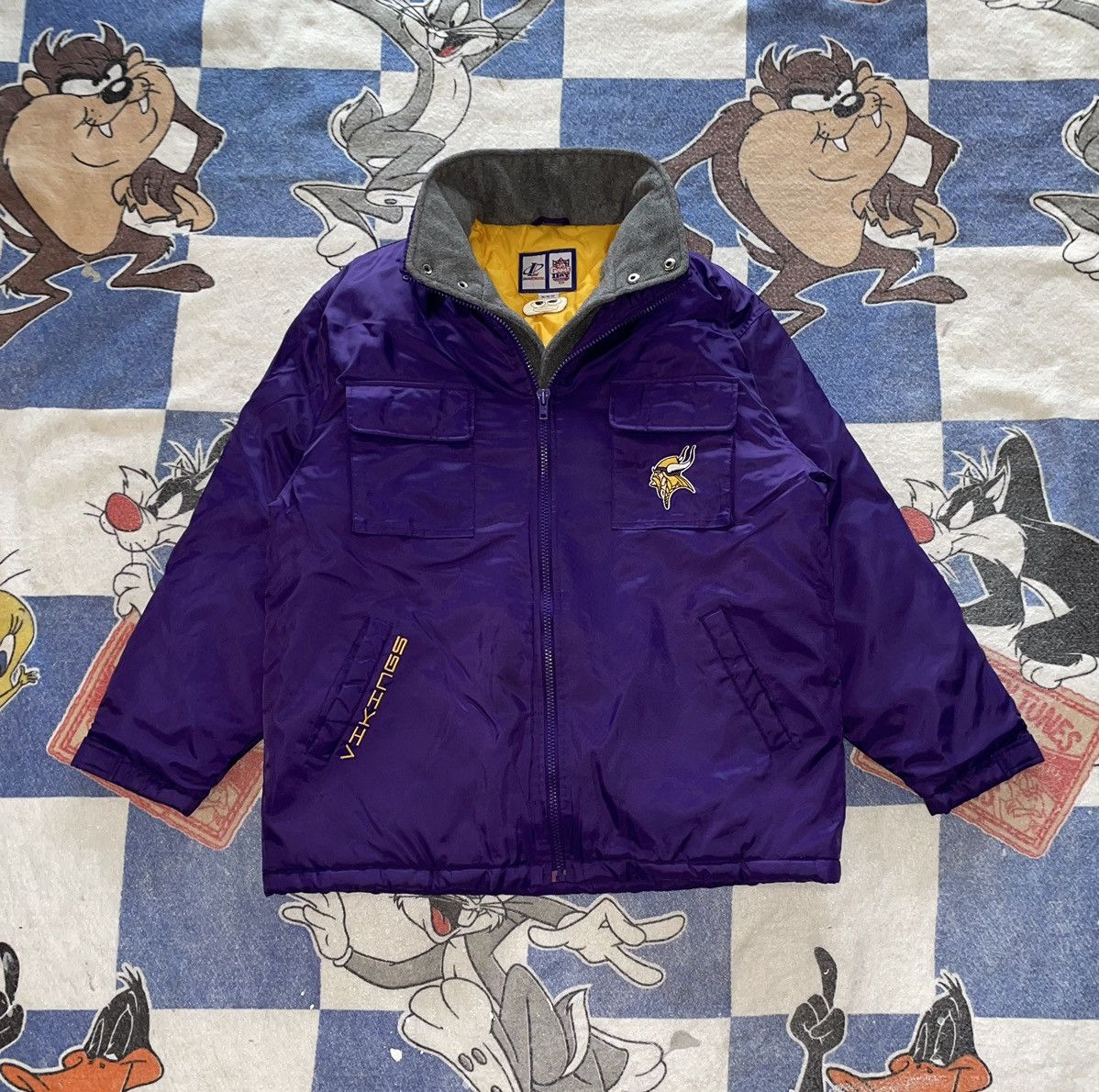 Men's Starter Purple Minnesota Vikings Extreme Full-Zip Hoodie Jacket