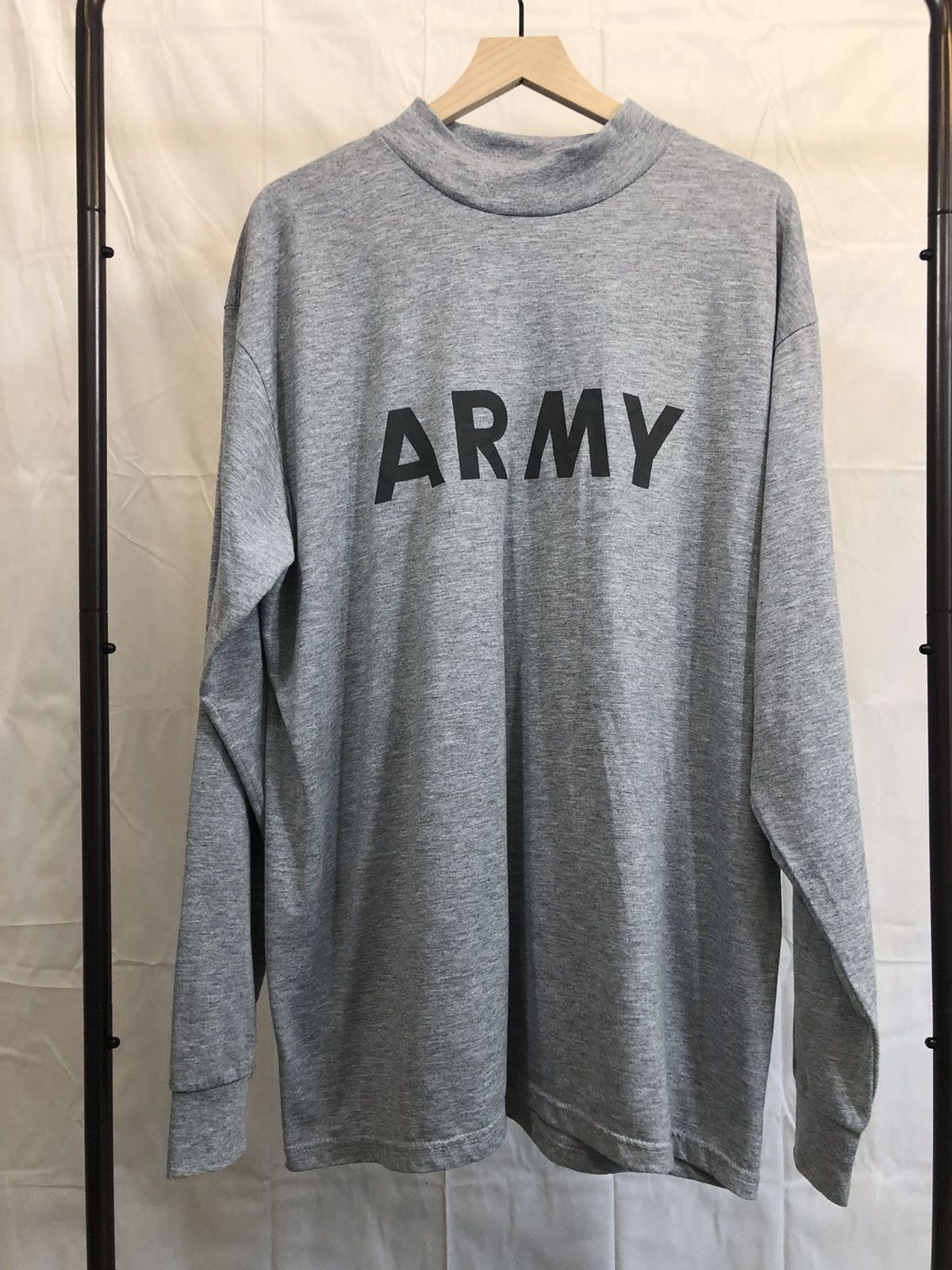 Vintage ARMY Boxy Long Sleeve Oversized Turtleneck Size US XL / EU 56 / 4 - 1 Thumbnail