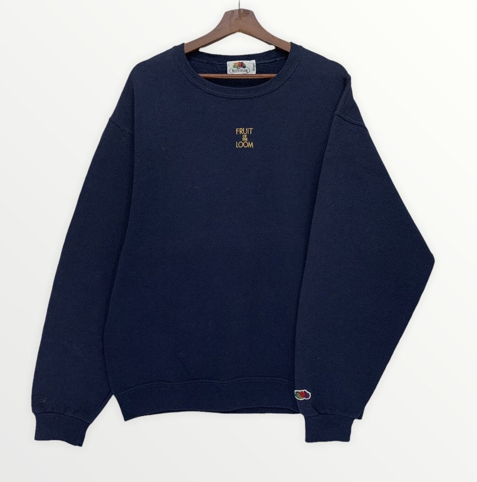 Fruit Of The Loom × Vintage Vintage 1990s Fruit of the loom Sweatshirt Size US L / EU 52-54 / 3 - 3 Thumbnail