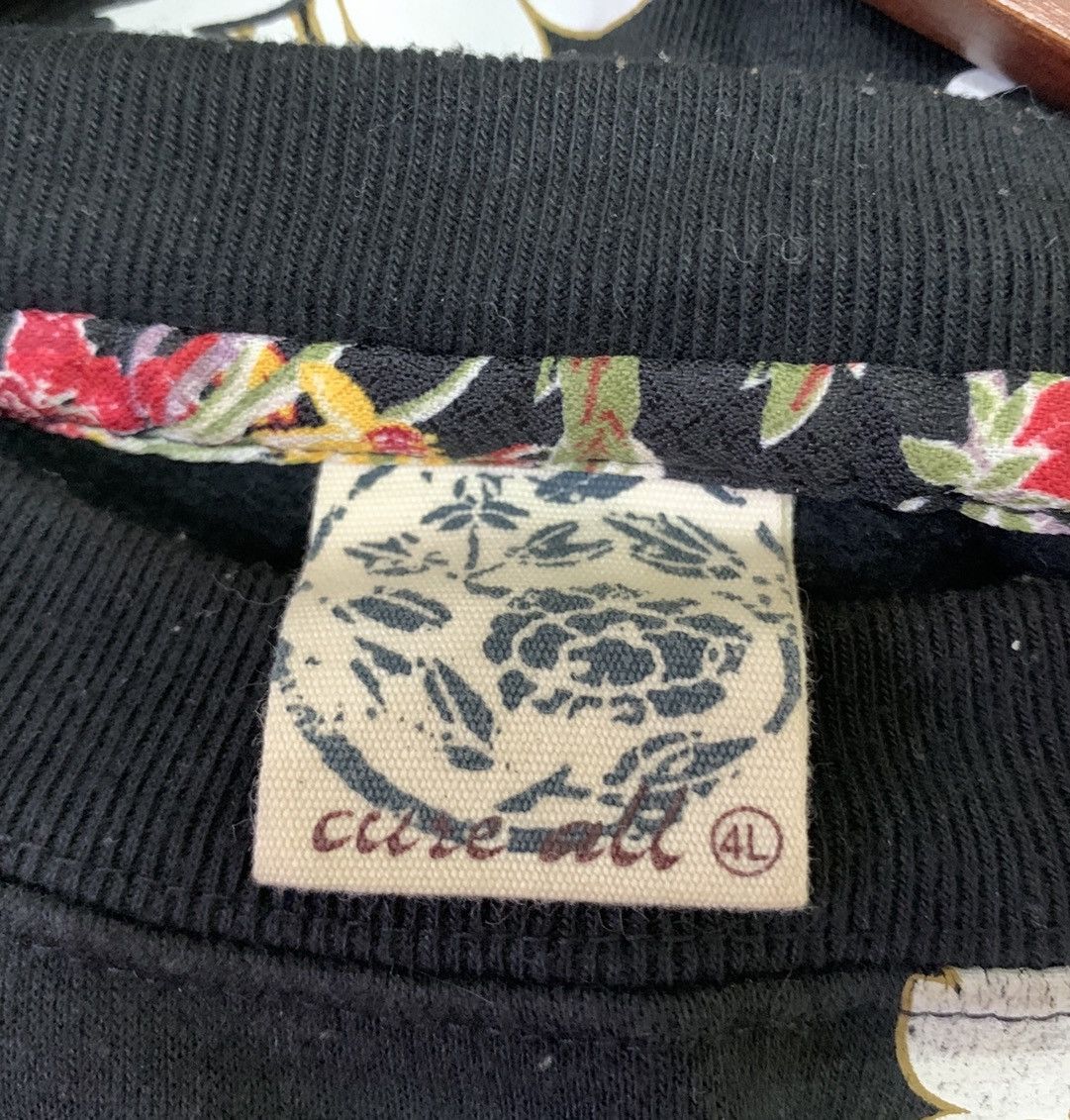 Designer × Japanese Brand Rare! Japanese Koi Fish Flowers Design Sweatshirt Size US L / EU 52-54 / 3 - 7 Thumbnail
