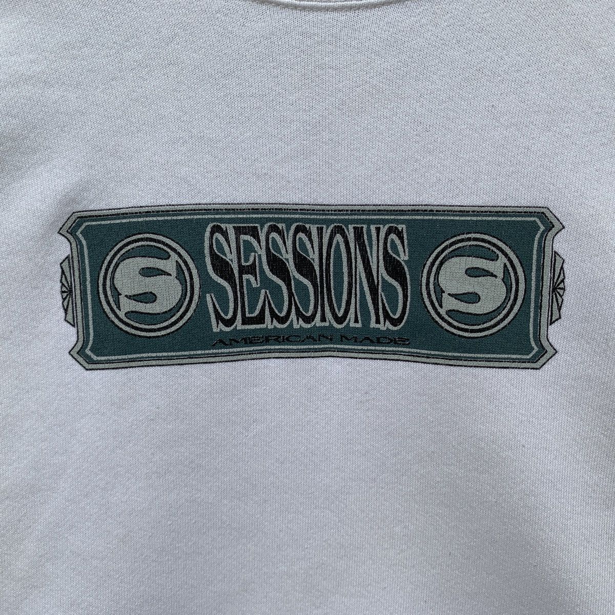 Sessions Vintage 1990s Sessions American Made Skateboard Sweatshirt Size US M / EU 48-50 / 2 - 6 Thumbnail