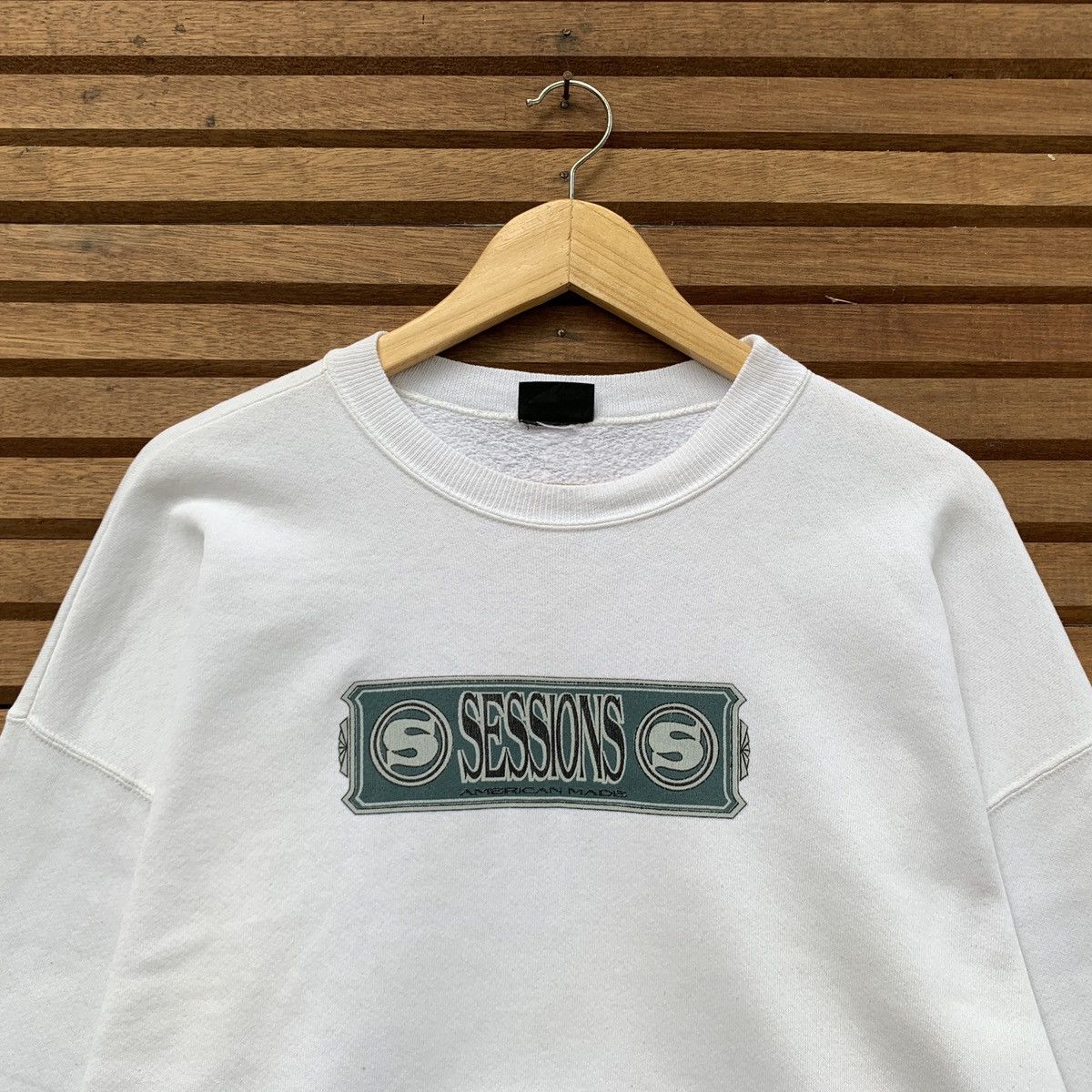 Sessions Vintage 1990s Sessions American Made Skateboard Sweatshirt Size US M / EU 48-50 / 2 - 3 Thumbnail