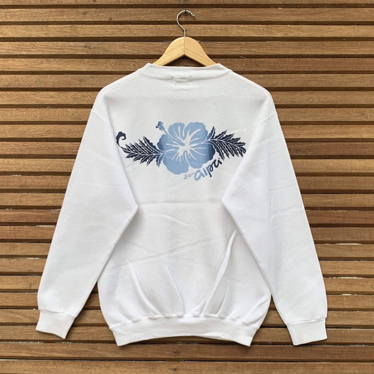 Sun Surf VINTAGE 90s BEN AIPA FLOWERS CREWNECK SURFBOARD Size US M / EU 48-50 / 2 - 1 Thumbnail