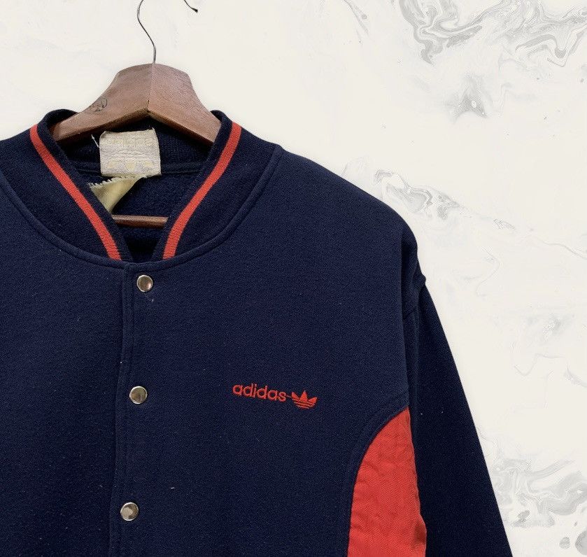 Adidas × Vintage Rare! Vintage 80s Adidas Snap Button Jacket Size S / US 4 / IT 40 - 5 Thumbnail