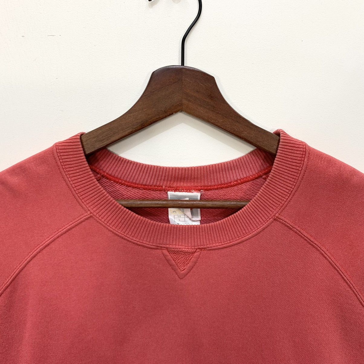 Nike × Vintage Rare! Vintage 1990s Nike Big Swoosh Sweatshirt Size US L / EU 52-54 / 3 - 3 Thumbnail