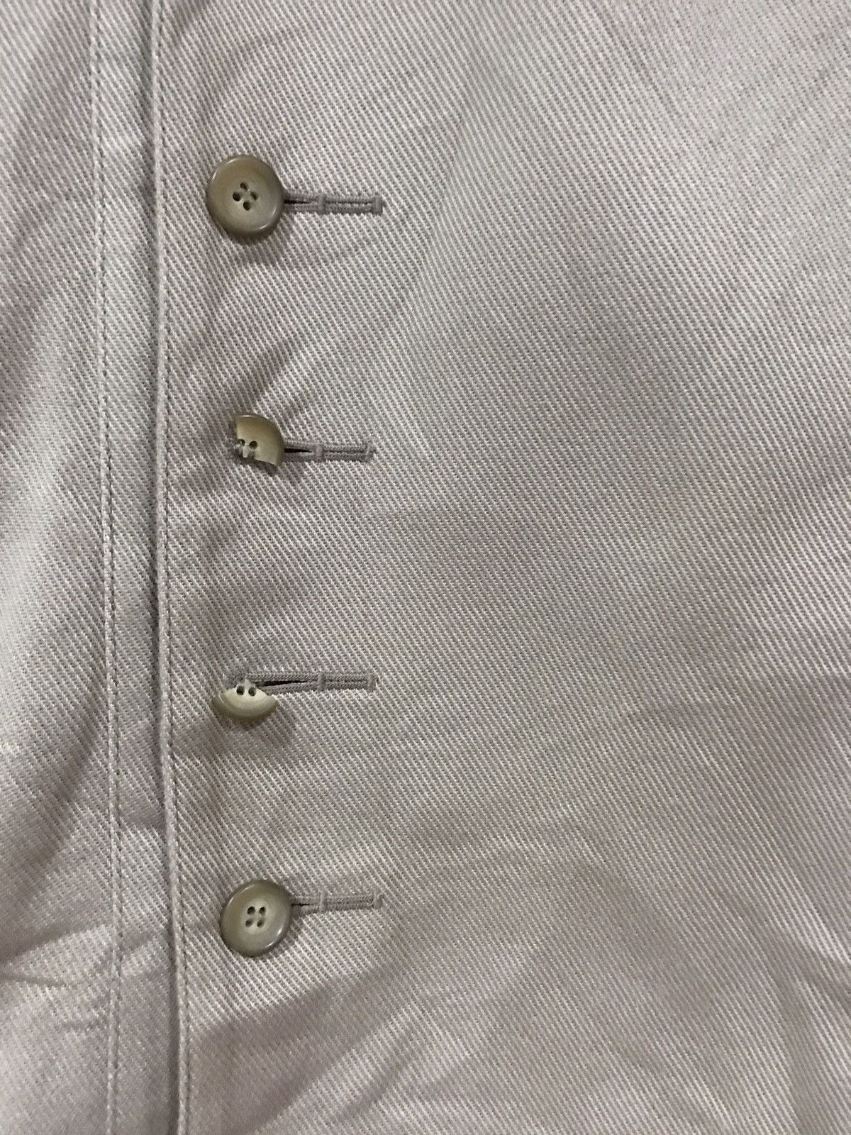 Issey Miyake Plantation By Issey Miyake Cream Button Up Jacket Size US S / EU 44-46 / 1 - 6 Thumbnail