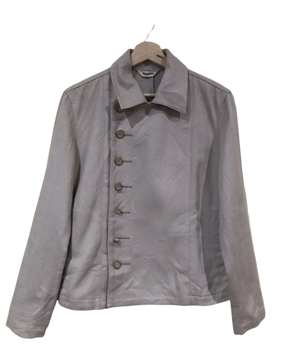 Issey Miyake Plantation By Issey Miyake Cream Button Up Jacket Size US S / EU 44-46 / 1 - 1 Thumbnail