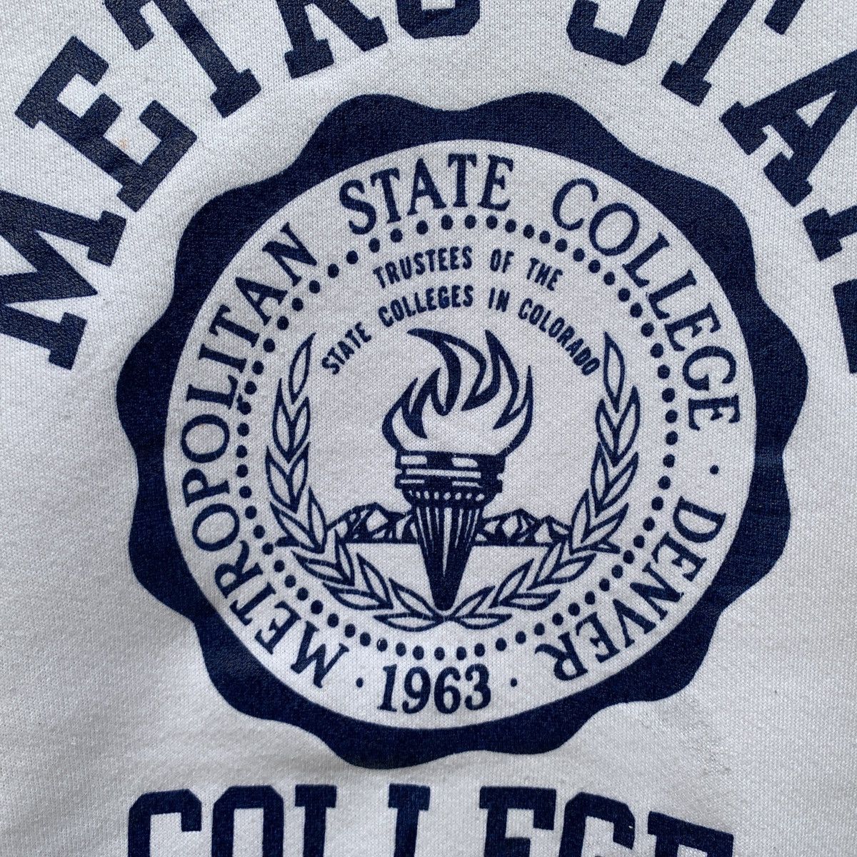 Jerzees × Vintage Rare! Vintage 1990s Jerzees Metropolitan State University Size US S / EU 44-46 / 1 - 5 Thumbnail