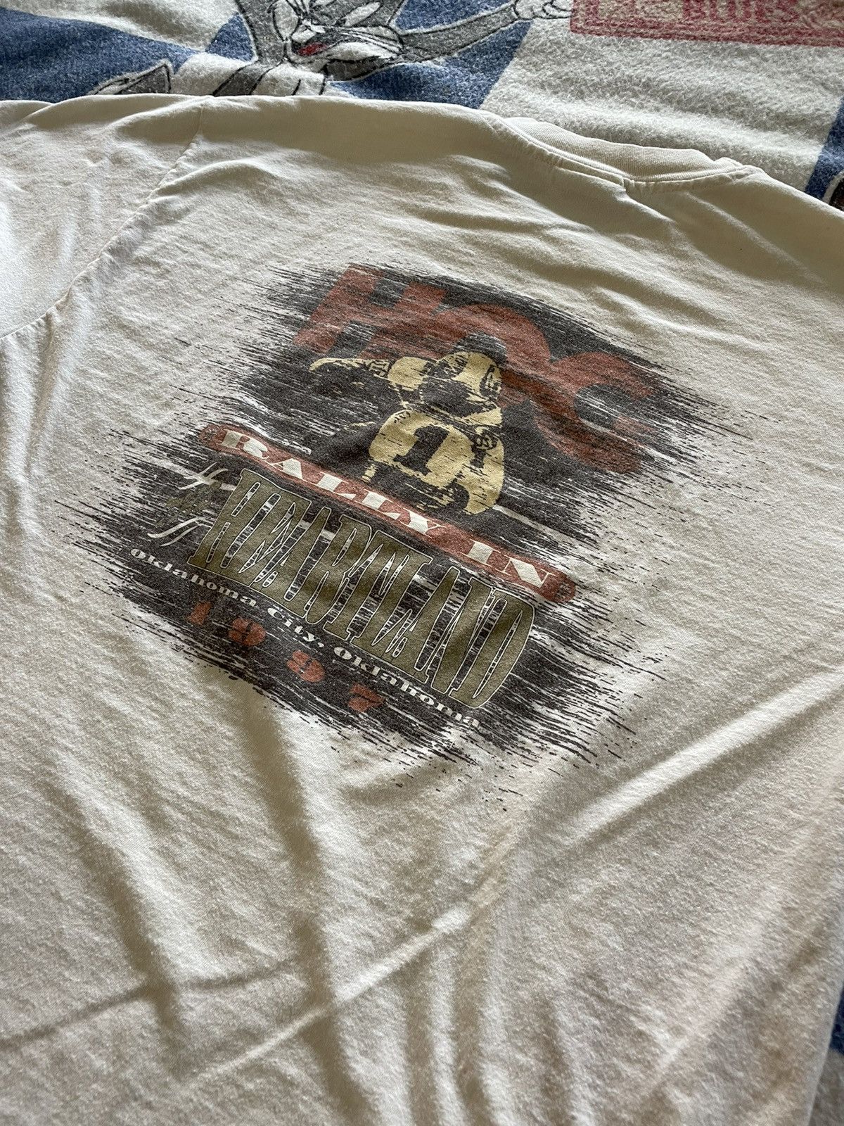 Harley Davidson Vintage 90’s harley rally tee Size US XL / EU 56 / 4 - 2 Thumbnail