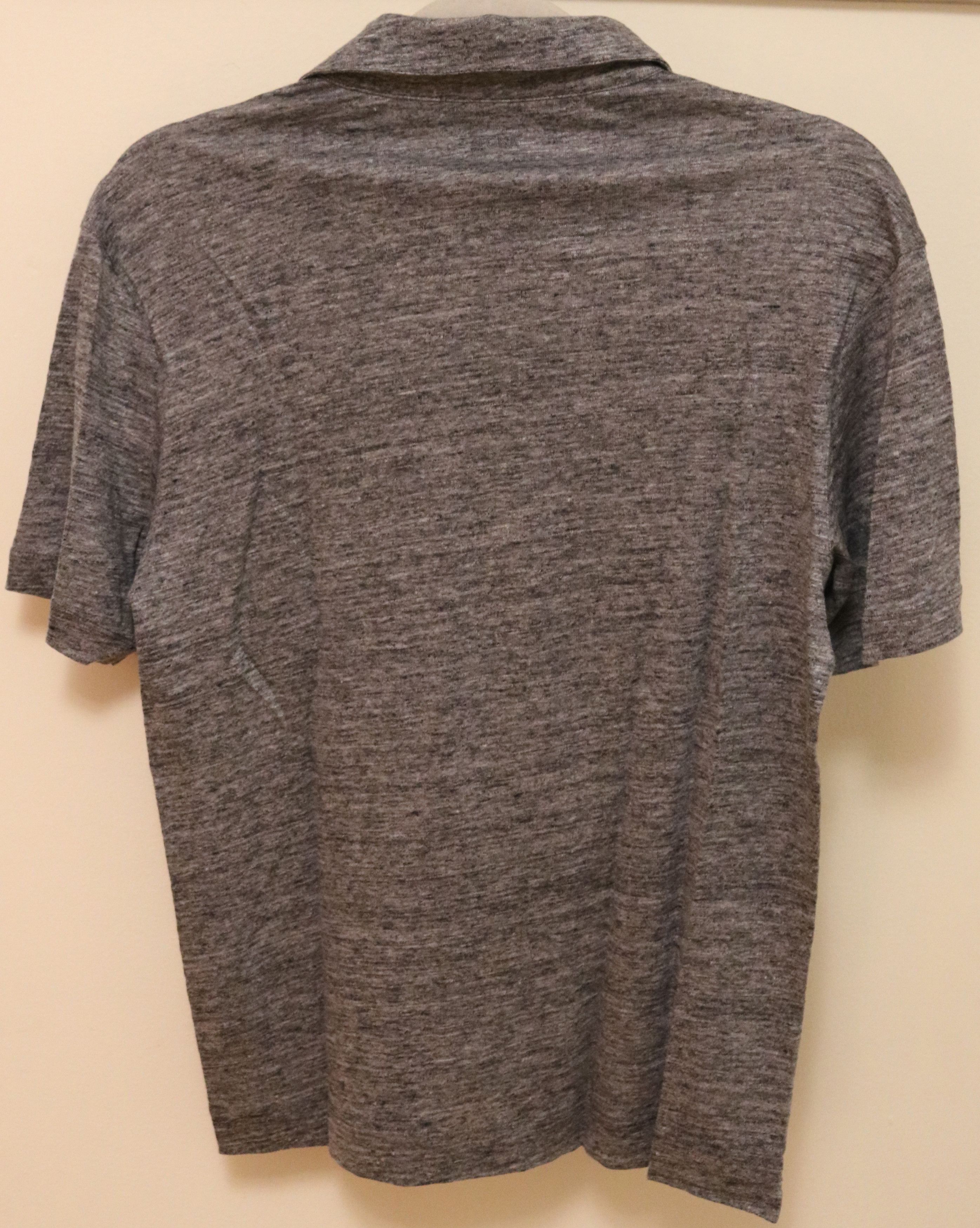 Z Zegna ZZegna Melange Linen Polo Shirt Gray Size Small Size US S / EU 44-46 / 1 - 3 Thumbnail