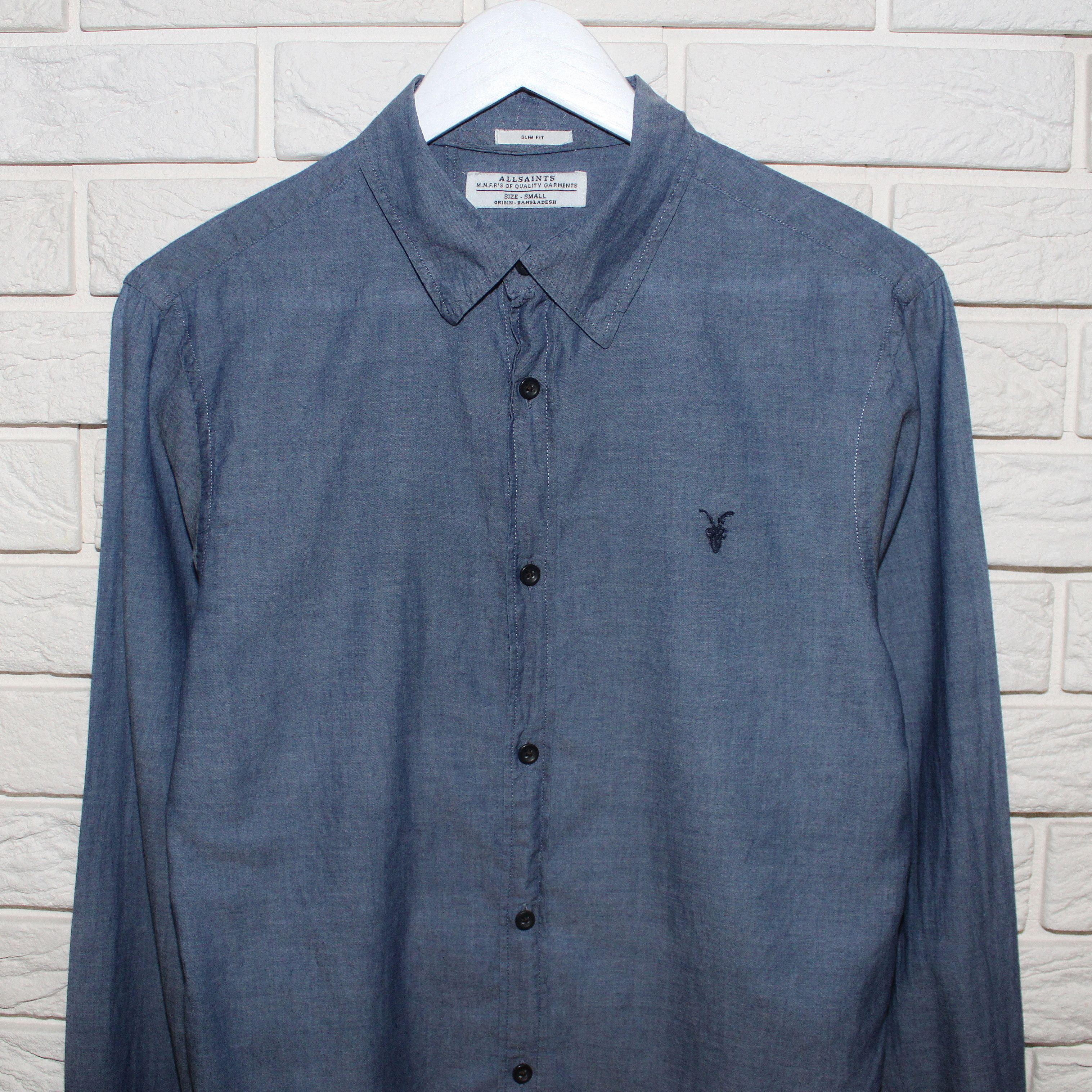 Allsaints Allsaints Mens Blue Longsleeve Shirt Size S M Size US S / EU 44-46 / 1 - 2 Thumbnail