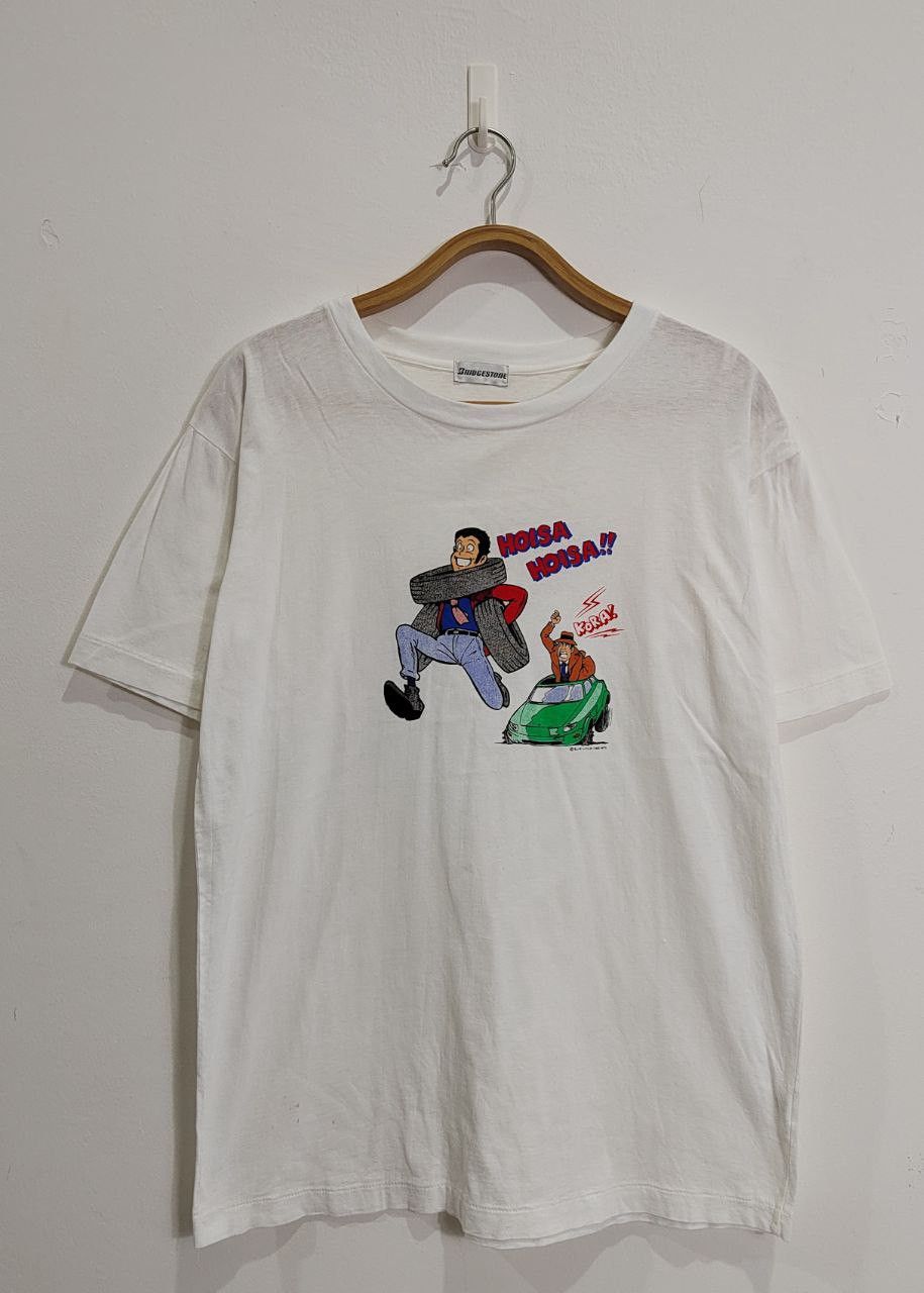 Anime × Japanese Brand × Vintage Vintage Lupin x Bridgestone Tire Rare Anime/ Mangga Size US L / EU 52-54 / 3 - 4 Thumbnail