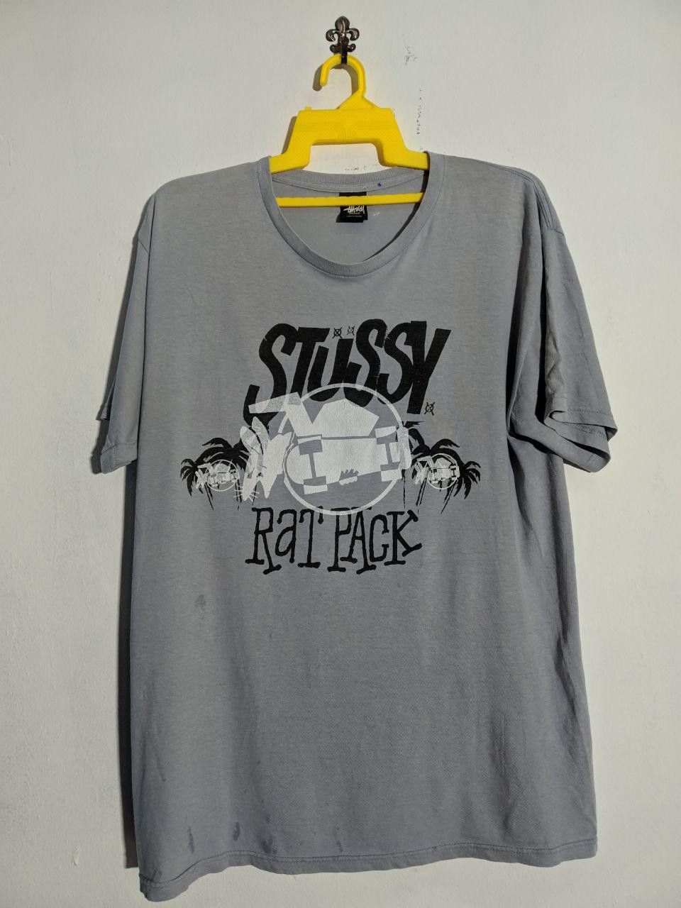 Stussy × Vintage Stussy Rat Pack X Streetwear Size US L / EU 52-54 / 3 - 2 Thumbnail