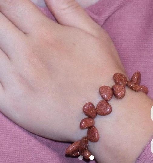 Jewelry SALE Goldstone pebble beaded bracelet Size ONE SIZE - 2 Thumbnail