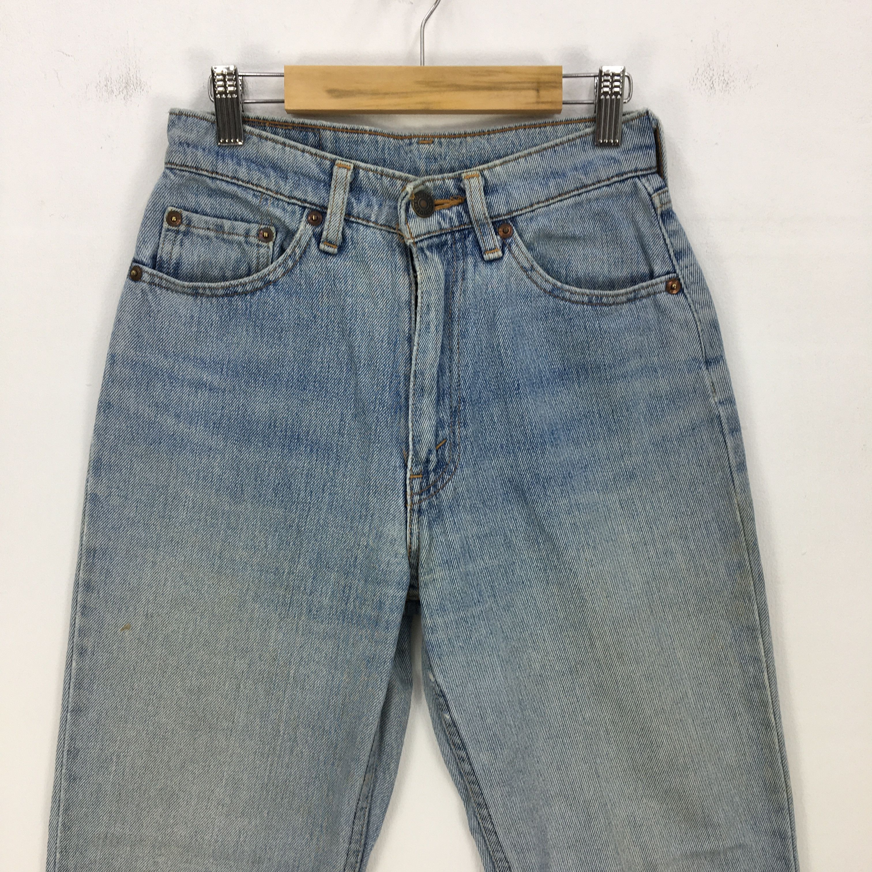 Levi's Vintage Levis Light Wash Jeans Distressed Levi's 620 Denim Size 24" / US 00 / IT 34 - 3 Thumbnail