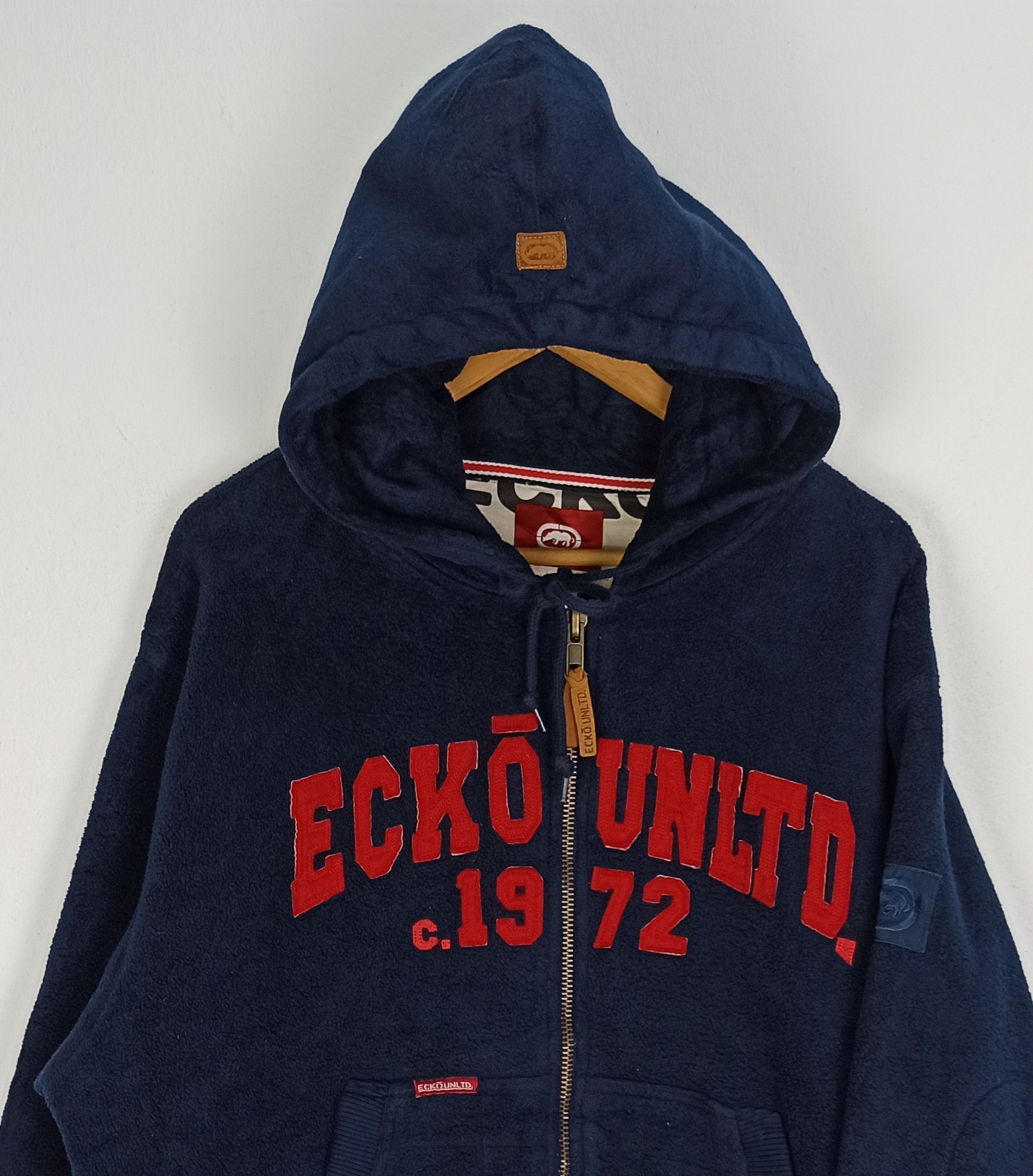 Ecko Unltd. Vintage Ecko Function Fleece Jacket Big Logo Size US L / EU 52-54 / 3 - 2 Thumbnail