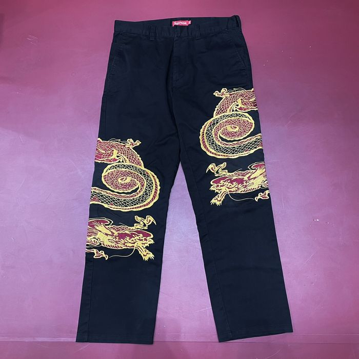 supreme dragon work pant