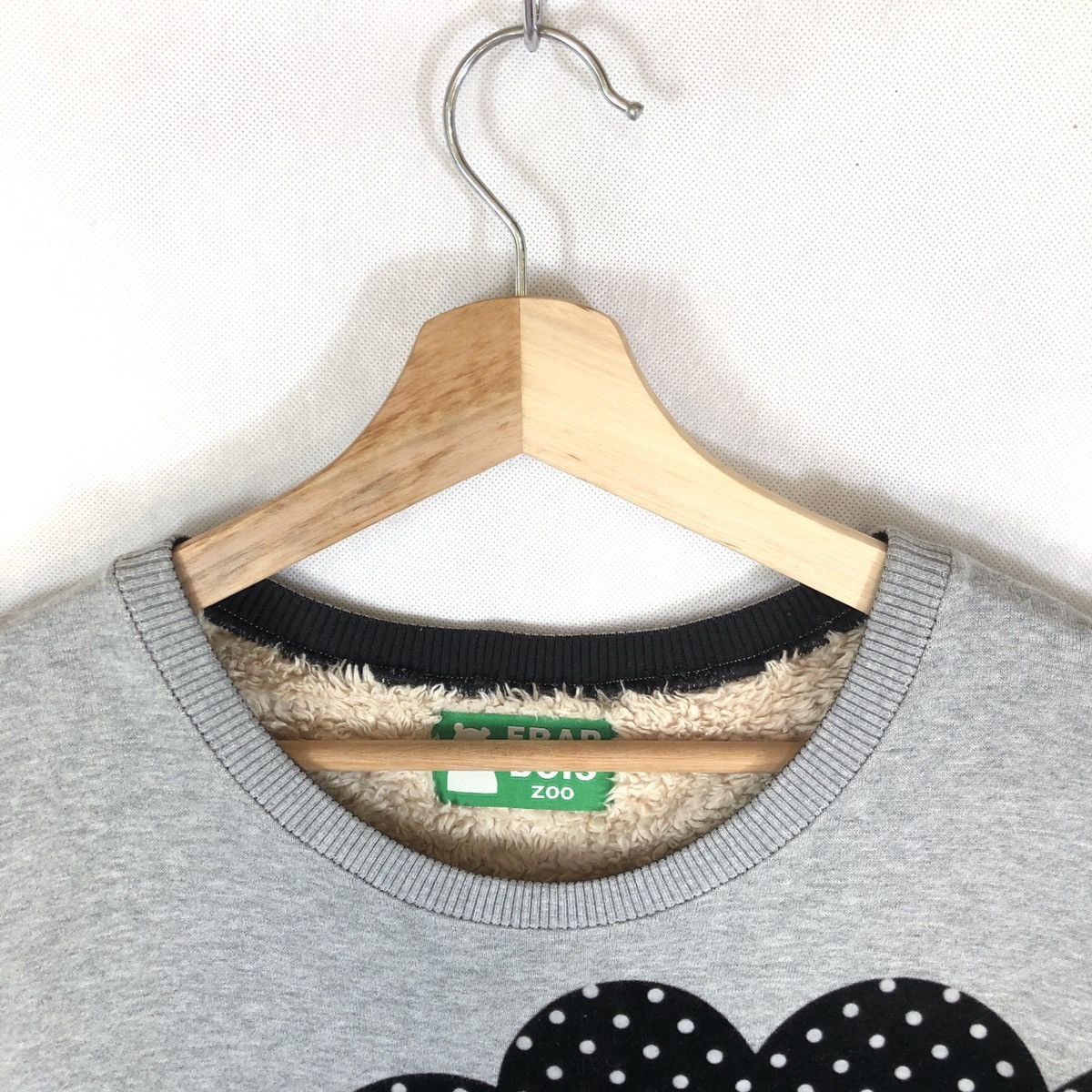 Frapbois × Issey Miyake Rare! Frapbois Zoo Velvet Graphic Miyake Designer Sweatshirt Size M / US 6-8 / IT 42-44 - 3 Thumbnail